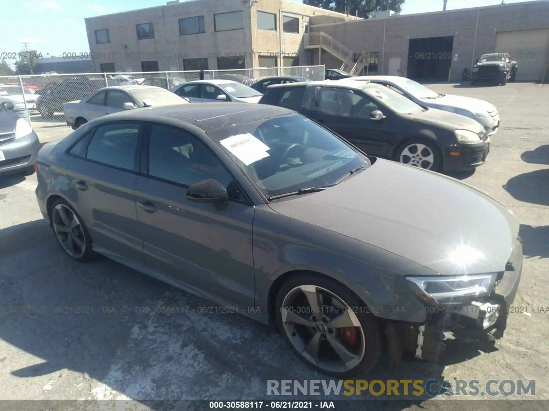 1 Photograph of a damaged car WAUE1GFF6LA041509 AUDI S3 2020