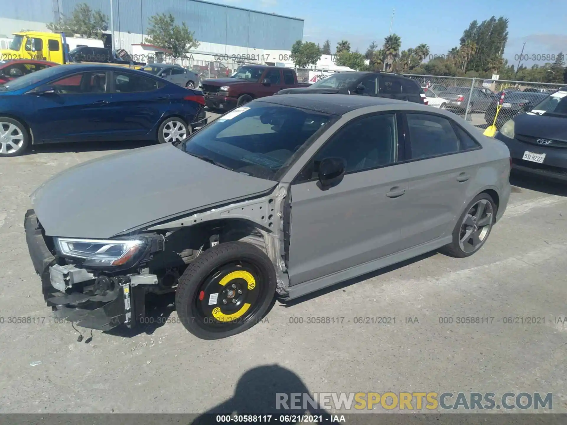 2 Photograph of a damaged car WAUE1GFF6LA041509 AUDI S3 2020