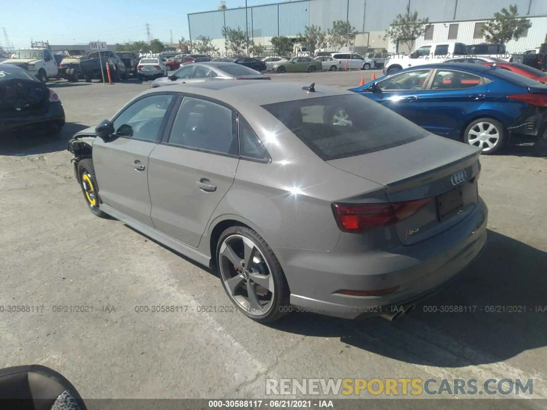 3 Photograph of a damaged car WAUE1GFF6LA041509 AUDI S3 2020