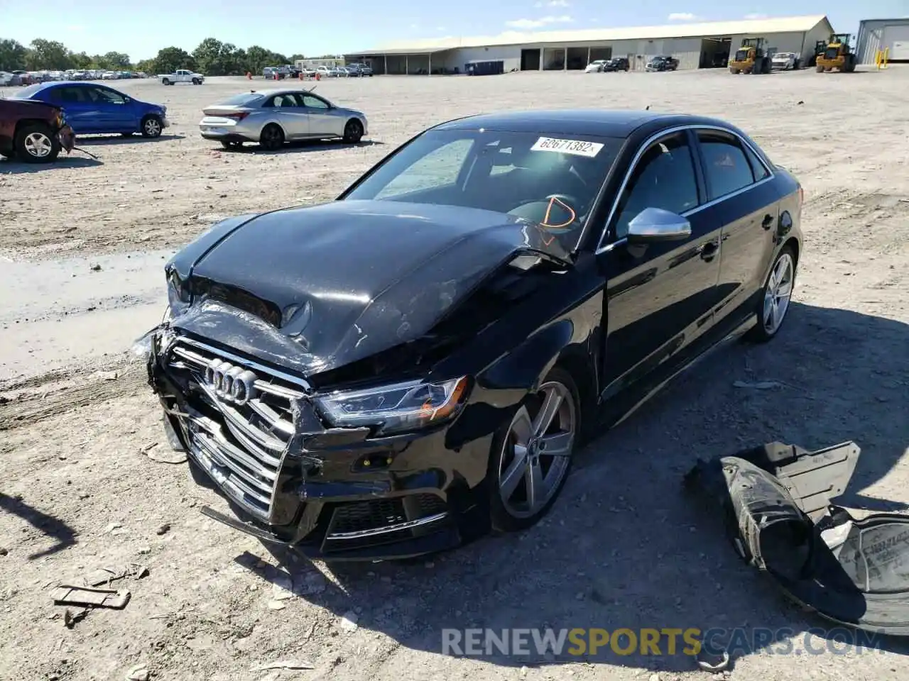 2 Photograph of a damaged car WAUE1GFF6LA104267 AUDI S3 2020