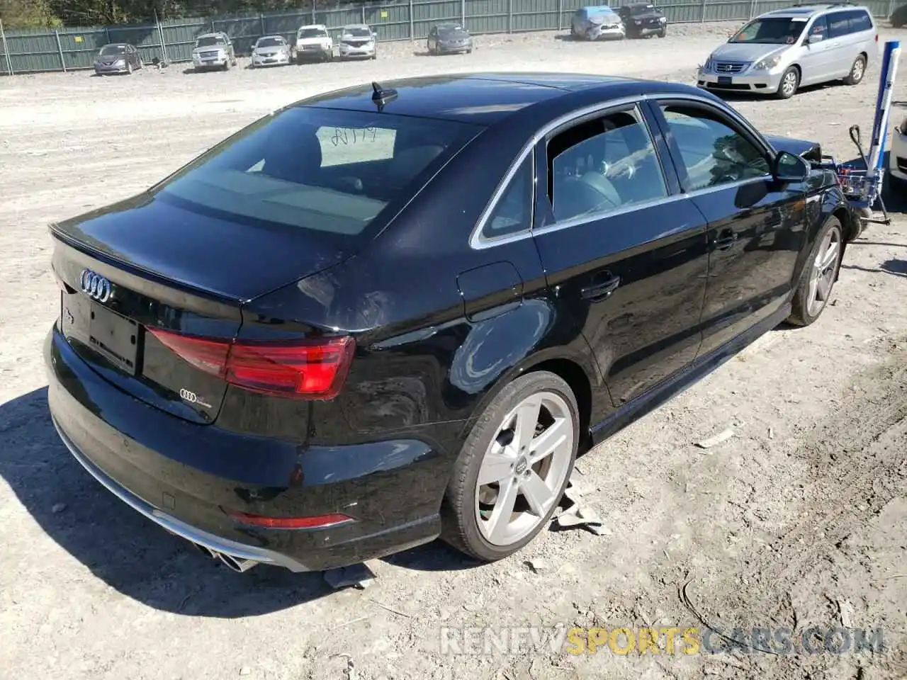 4 Photograph of a damaged car WAUE1GFF6LA104267 AUDI S3 2020