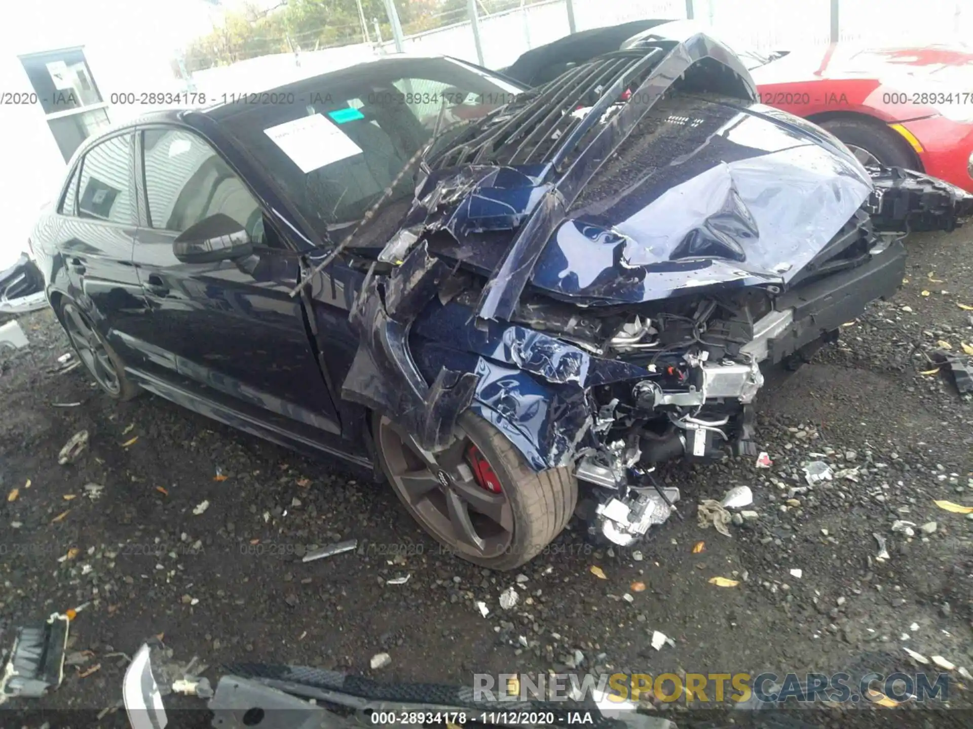 1 Фотография поврежденного автомобиля WAUE1GFFXLA007119 AUDI S3 2020