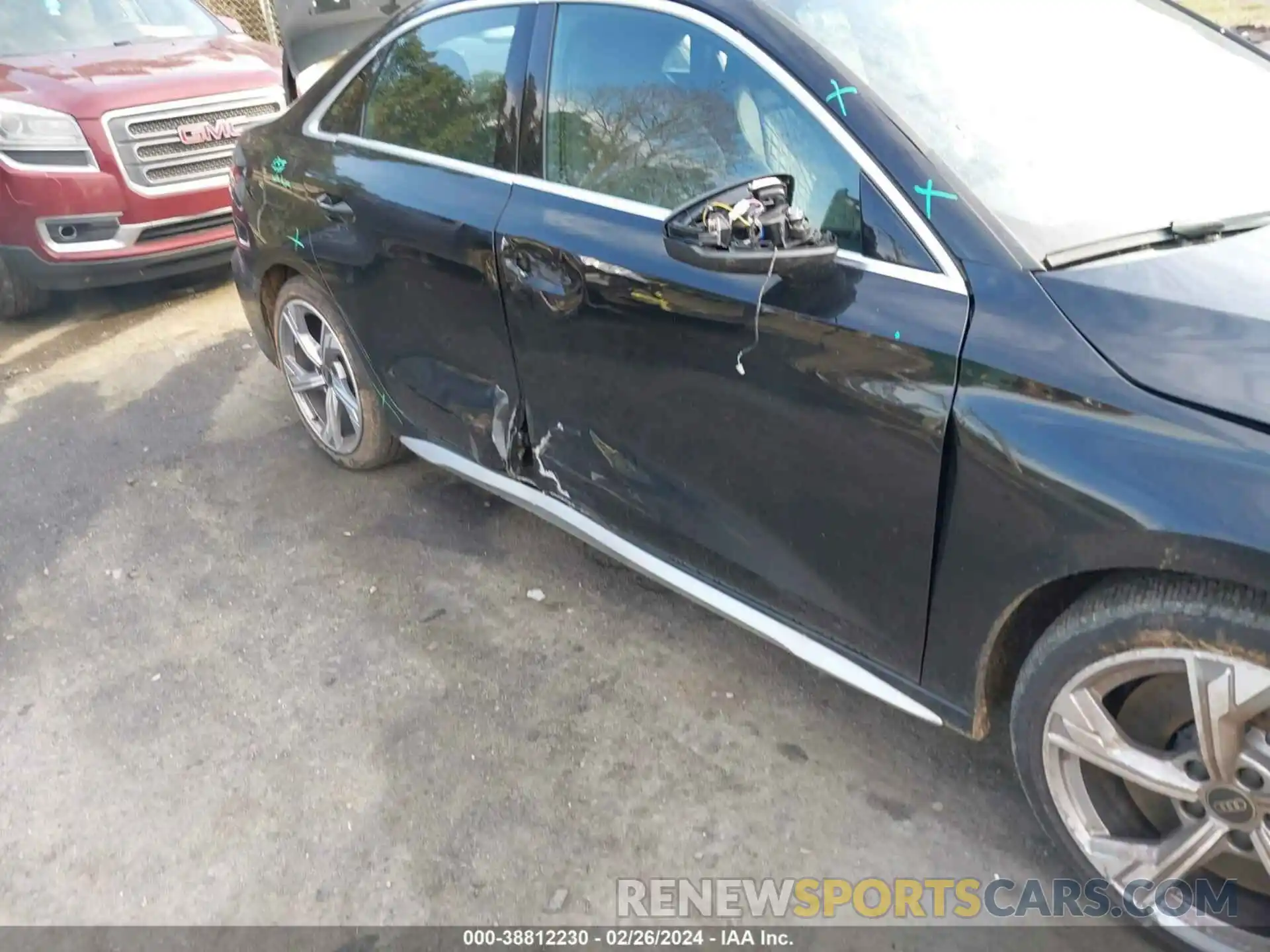 13 Photograph of a damaged car WAUH3DGY6PA045779 AUDI S3 2023