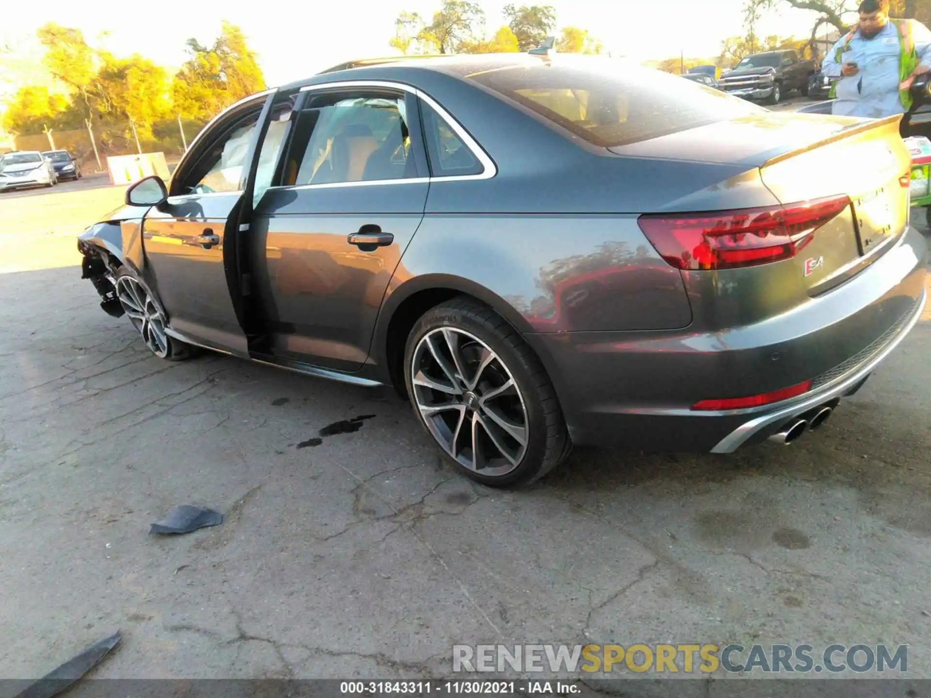 3 Photograph of a damaged car WAUB4AF40KA005383 AUDI S4 2019