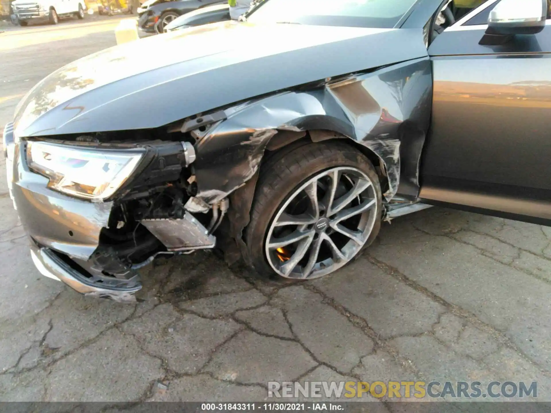 6 Photograph of a damaged car WAUB4AF40KA005383 AUDI S4 2019