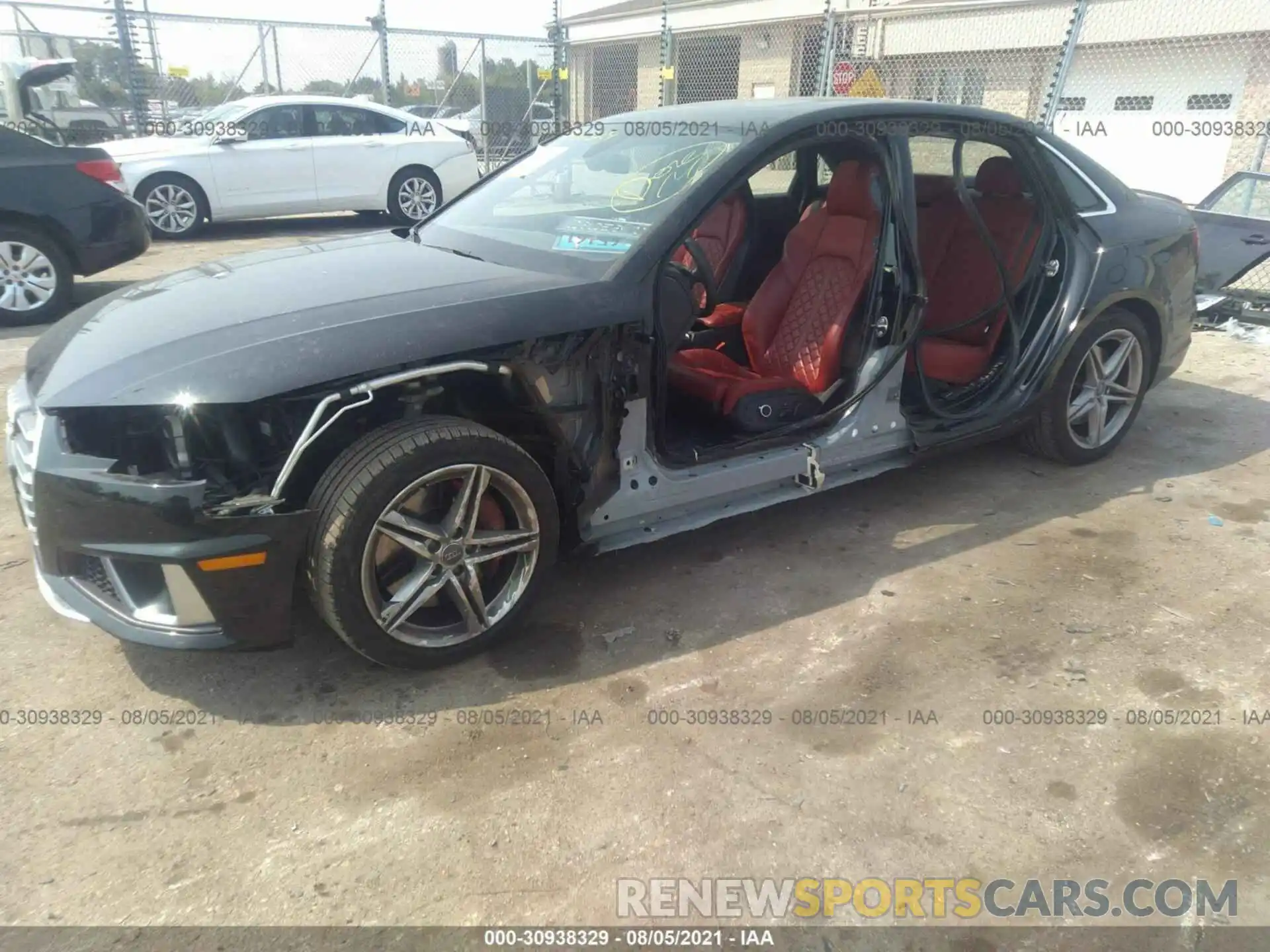 2 Photograph of a damaged car WAUB4AF40KA049836 AUDI S4 2019