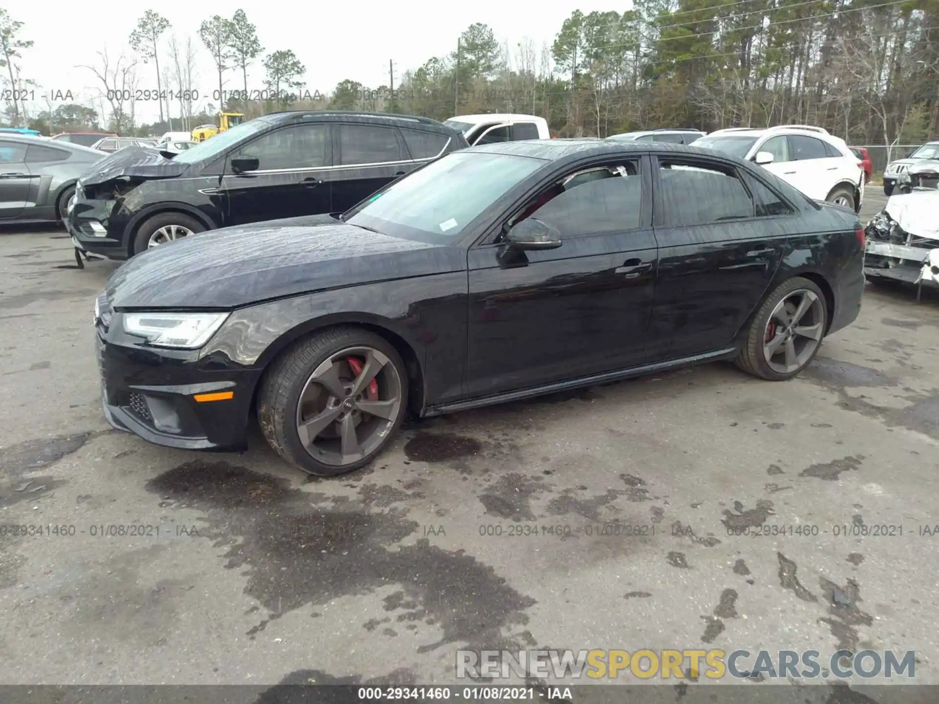 2 Photograph of a damaged car WAUB4AF41KA064233 AUDI S4 2019