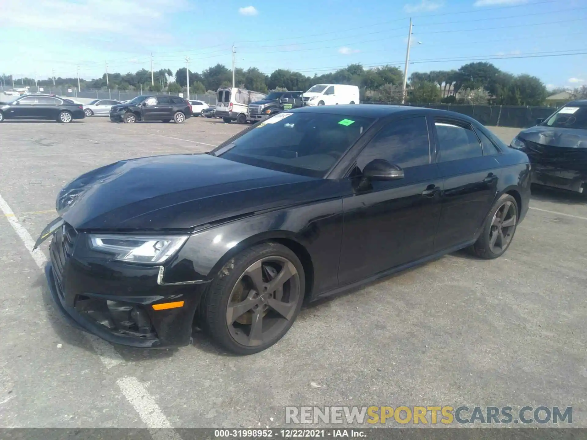 2 Photograph of a damaged car WAUB4AF41KA110692 AUDI S4 2019