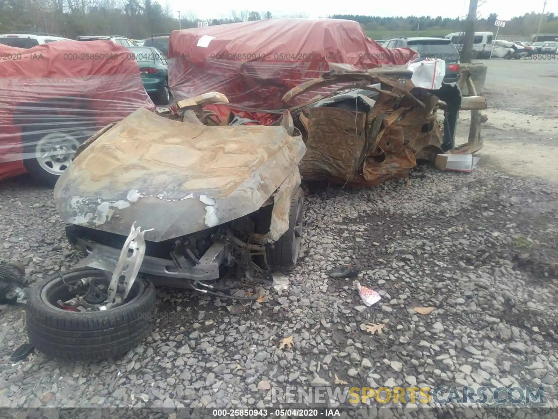 2 Photograph of a damaged car WAUB4AF43KA025434 AUDI S4 2019
