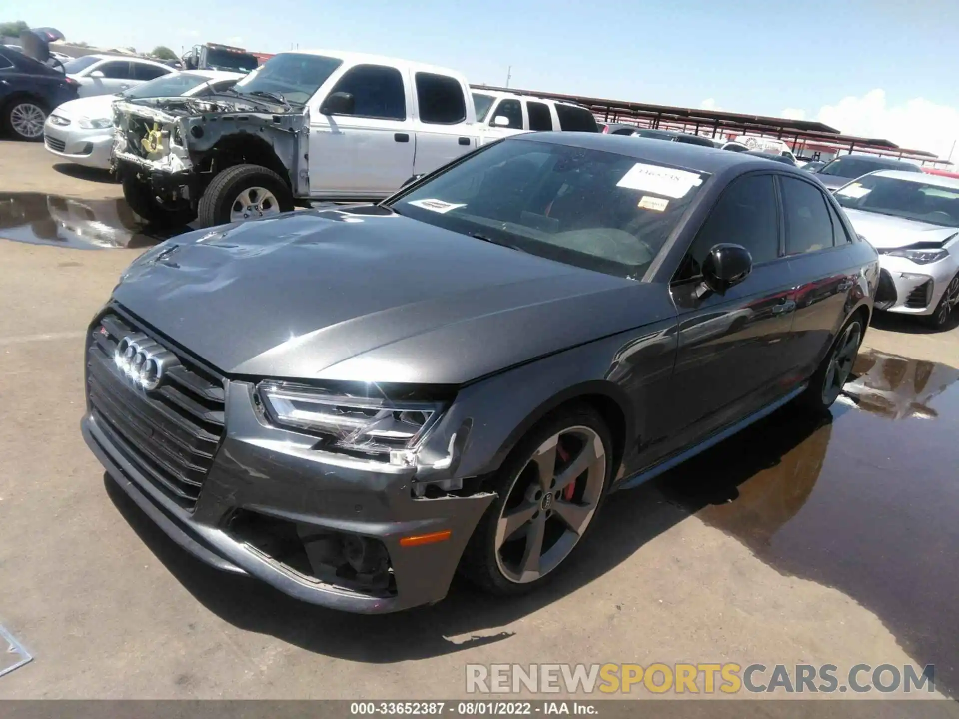 2 Photograph of a damaged car WAUB4AF43KA062435 AUDI S4 2019