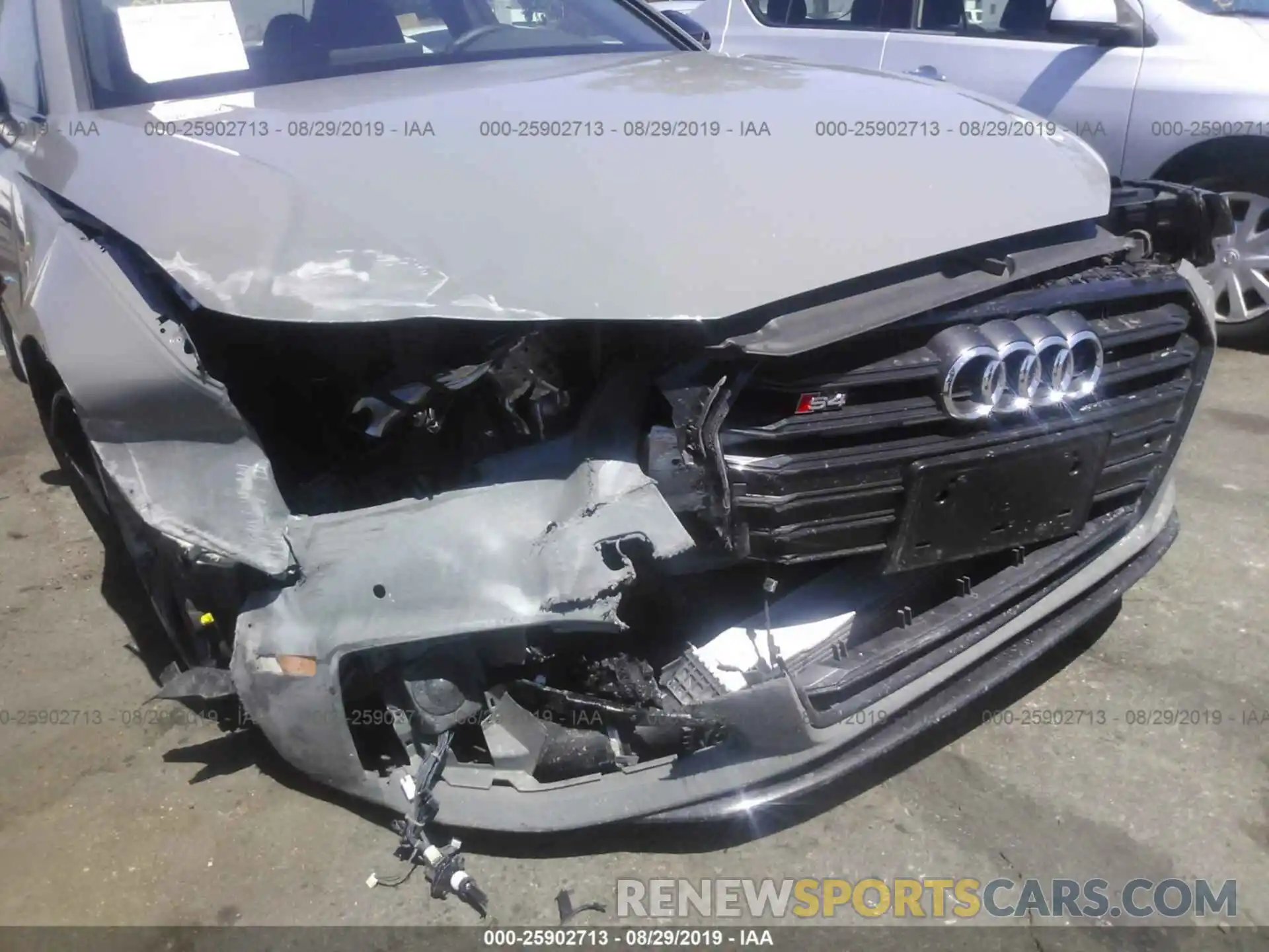 6 Photograph of a damaged car WAUB4AF45KA005718 AUDI S4 2019