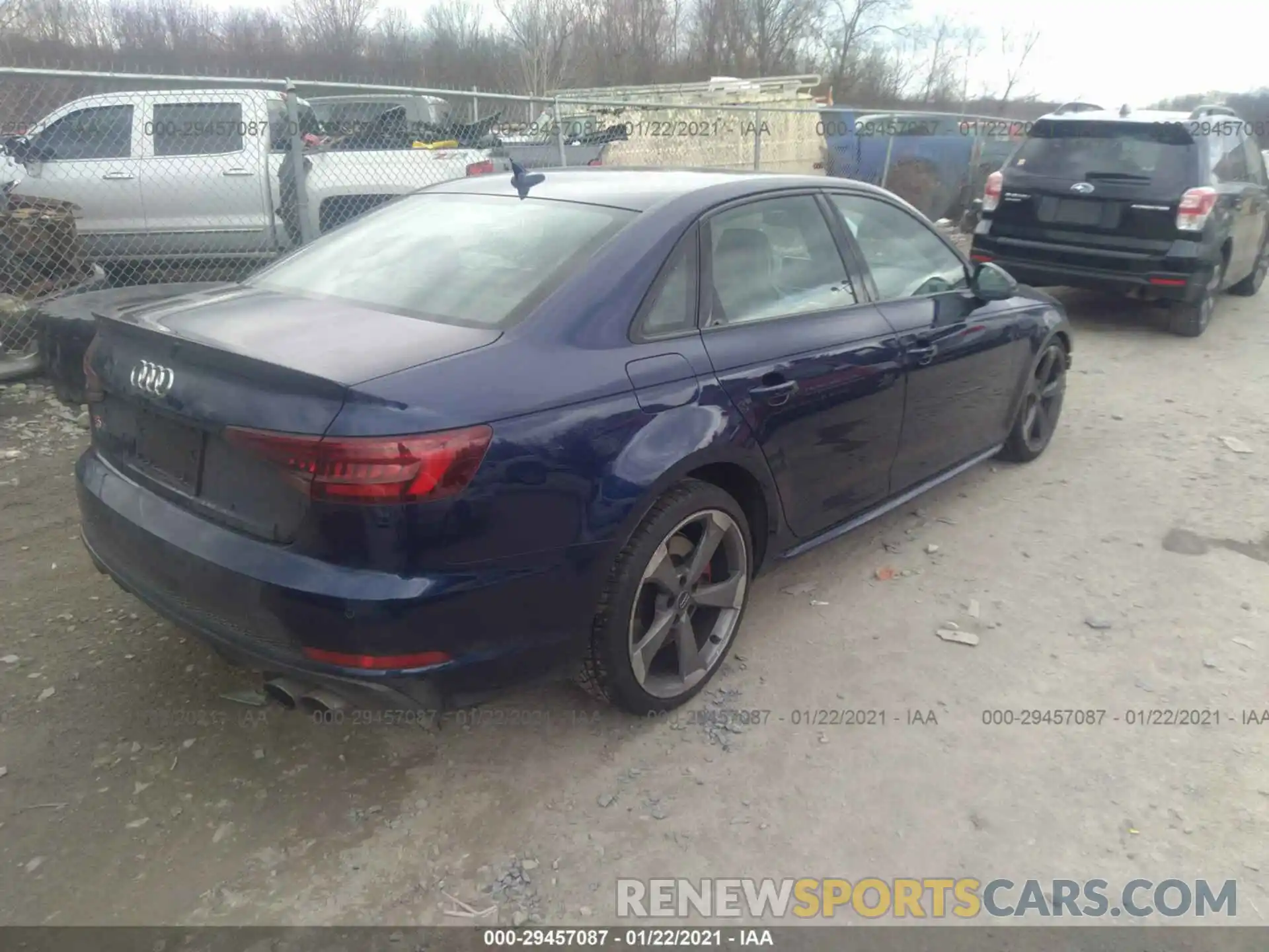 4 Фотография поврежденного автомобиля WAUB4AF46KA119064 AUDI S4 2019