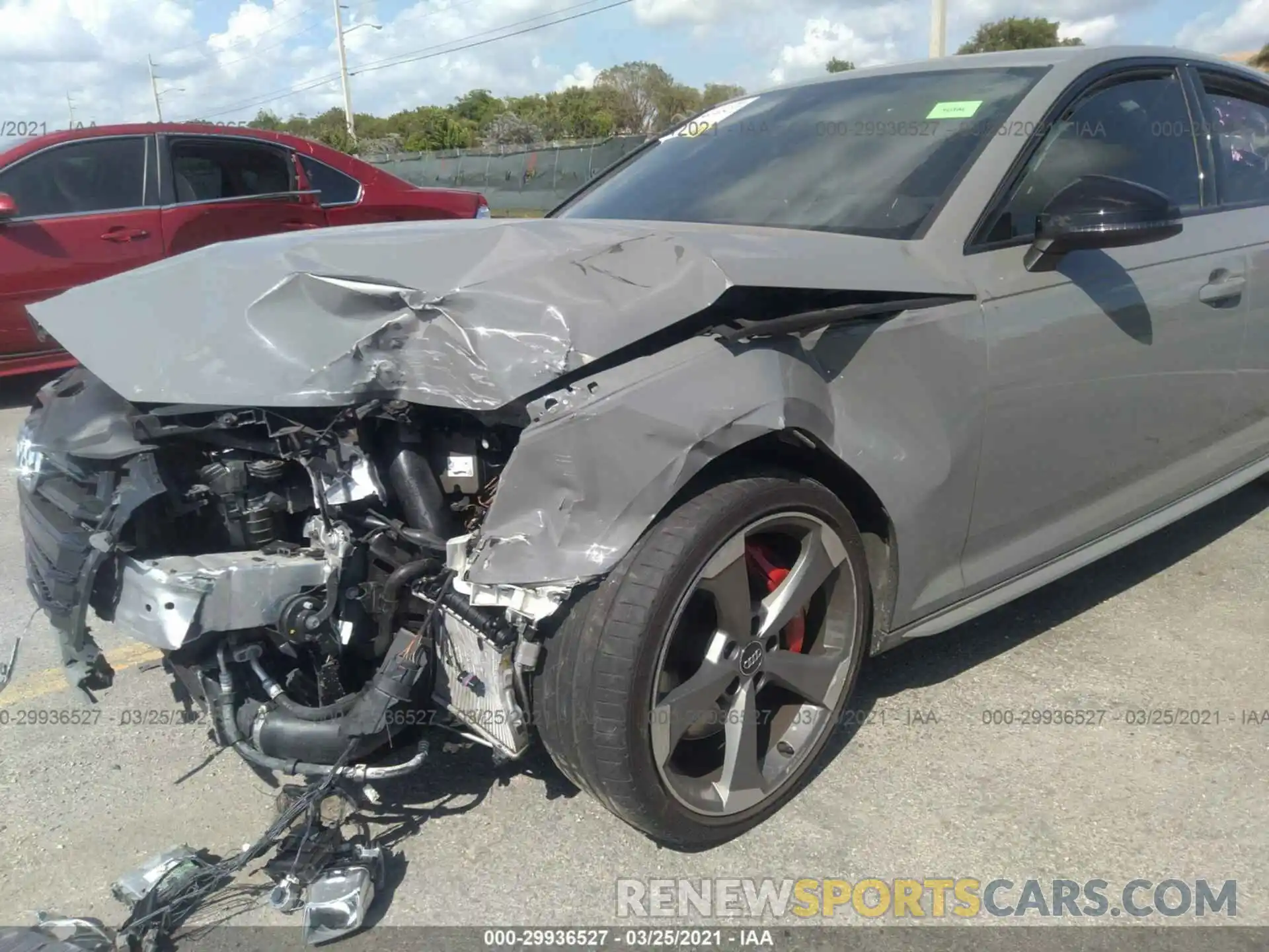 6 Photograph of a damaged car WAUB4AF47KA008619 AUDI S4 2019