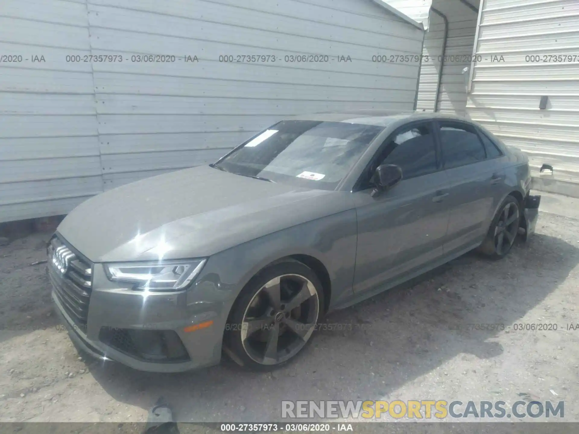 2 Photograph of a damaged car WAUB4AF47KA105786 AUDI S4 2019