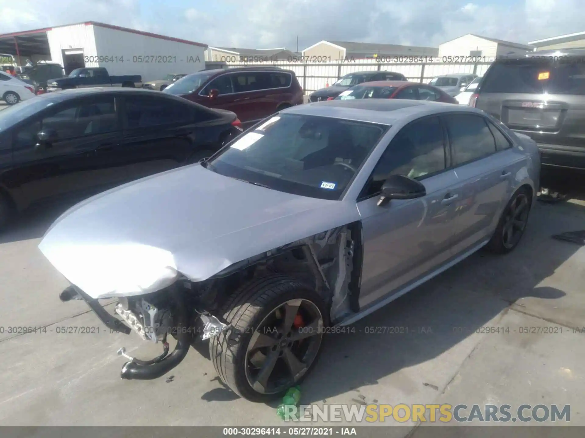 2 Photograph of a damaged car WAUB4AF47KA109563 AUDI S4 2019