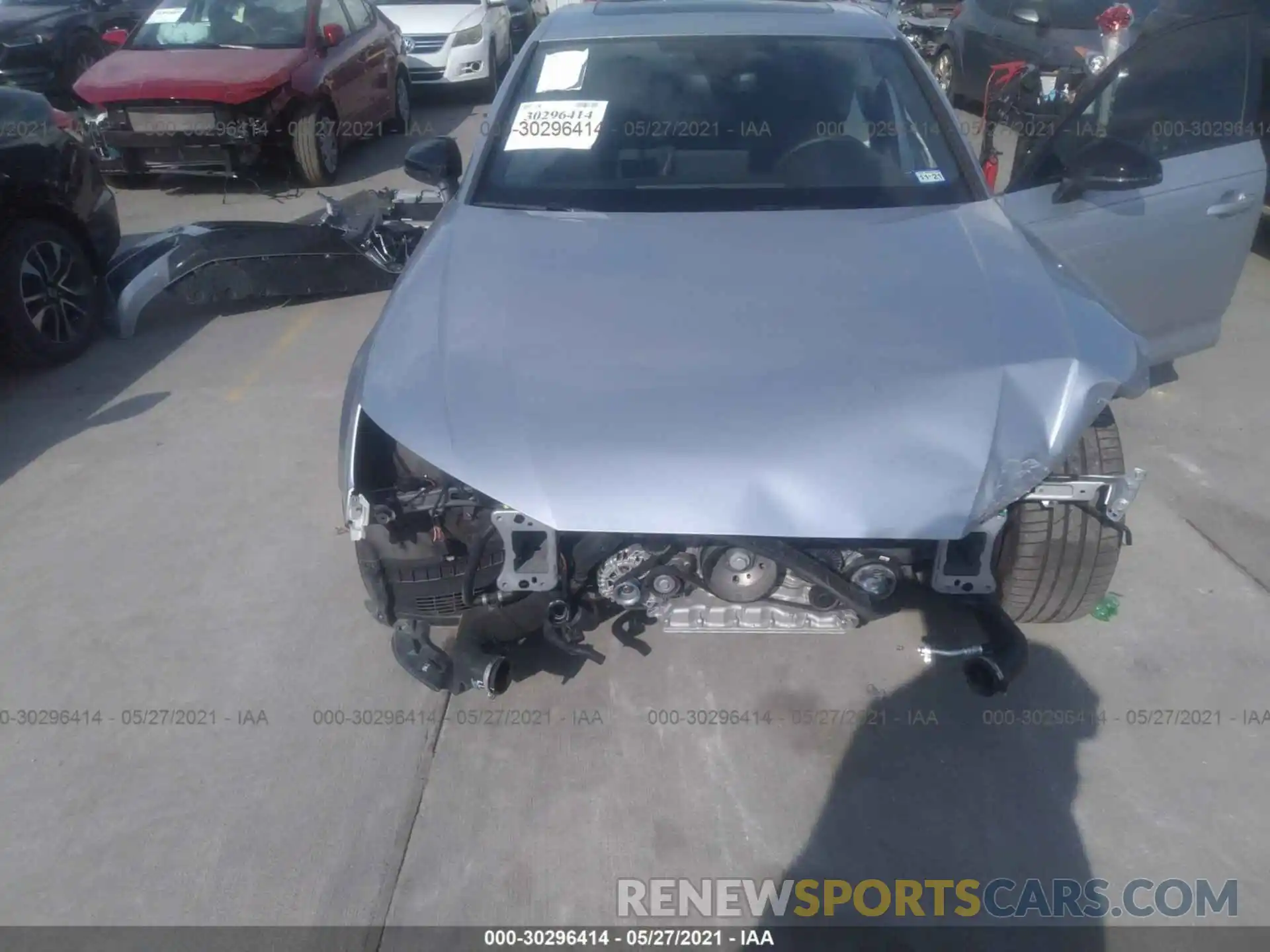 6 Photograph of a damaged car WAUB4AF47KA109563 AUDI S4 2019