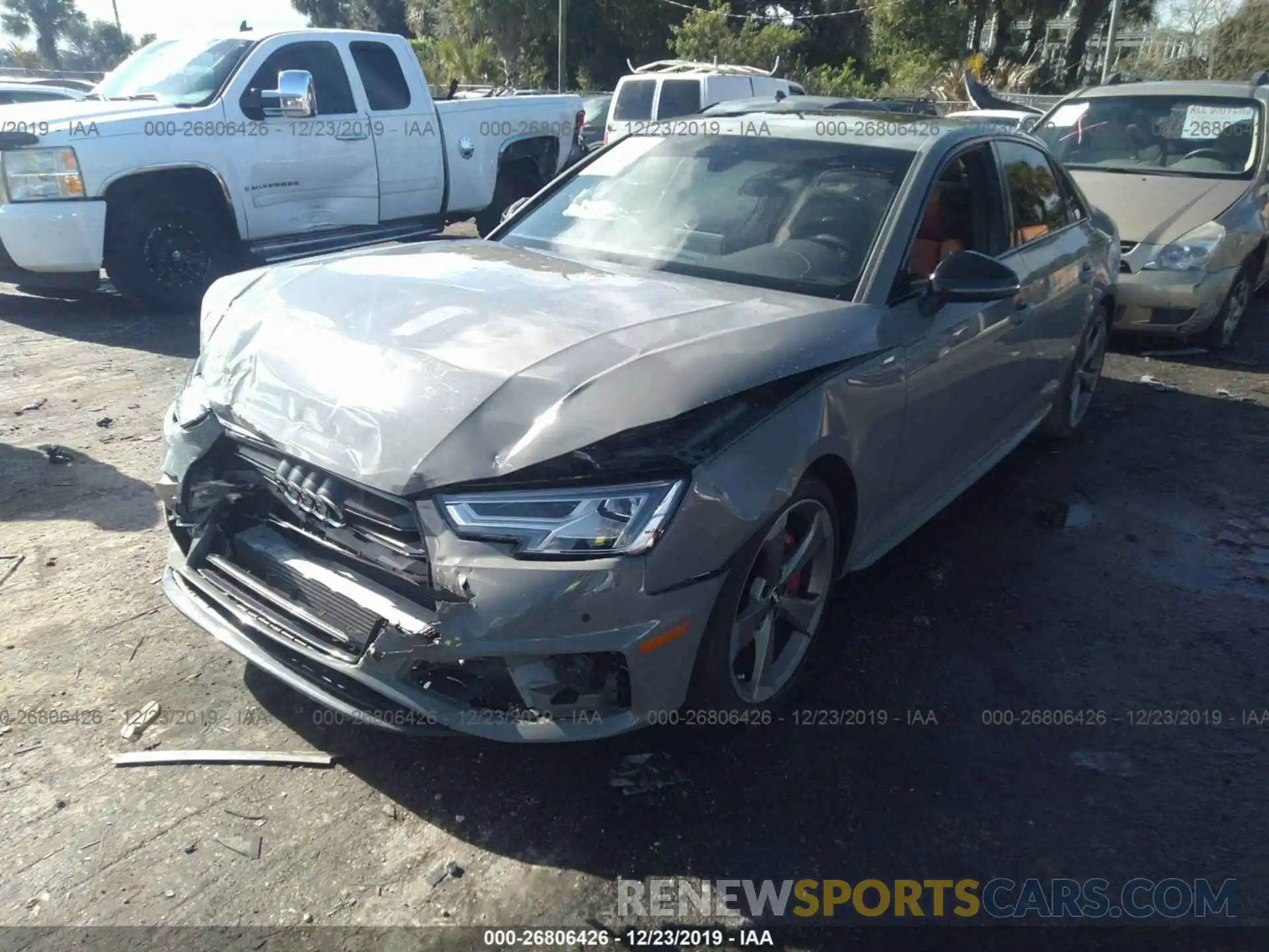 2 Photograph of a damaged car WAUB4AF48KA001209 AUDI S4 2019