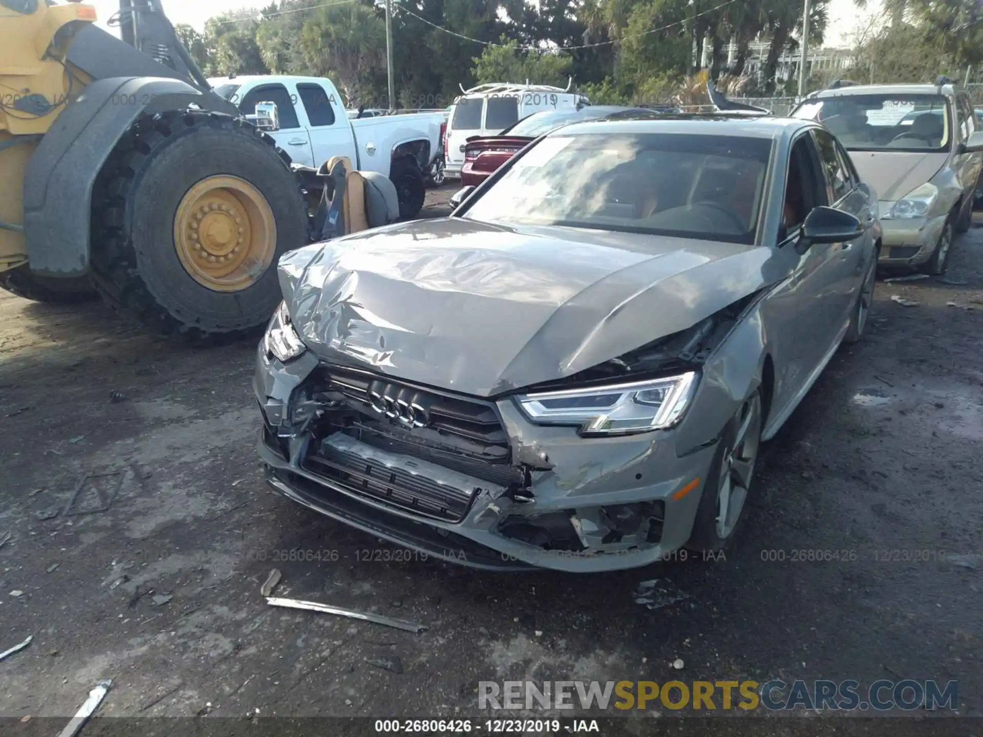 6 Photograph of a damaged car WAUB4AF48KA001209 AUDI S4 2019