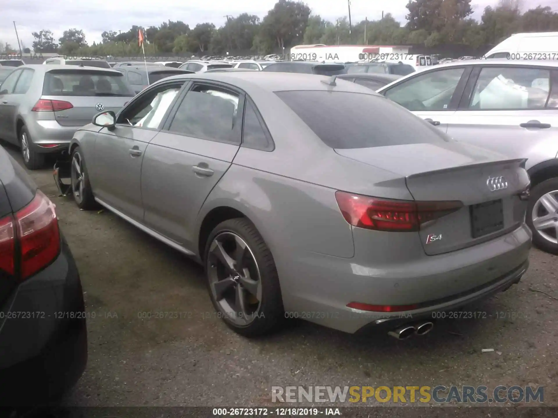 3 Photograph of a damaged car WAUB4AF48KA080249 AUDI S4 2019