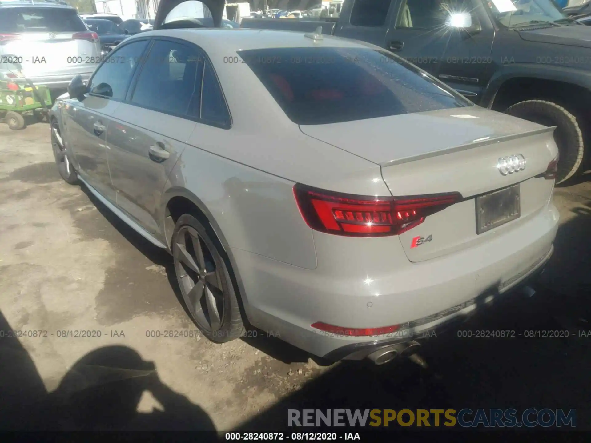 3 Photograph of a damaged car WAUB4AF48KA093213 AUDI S4 2019