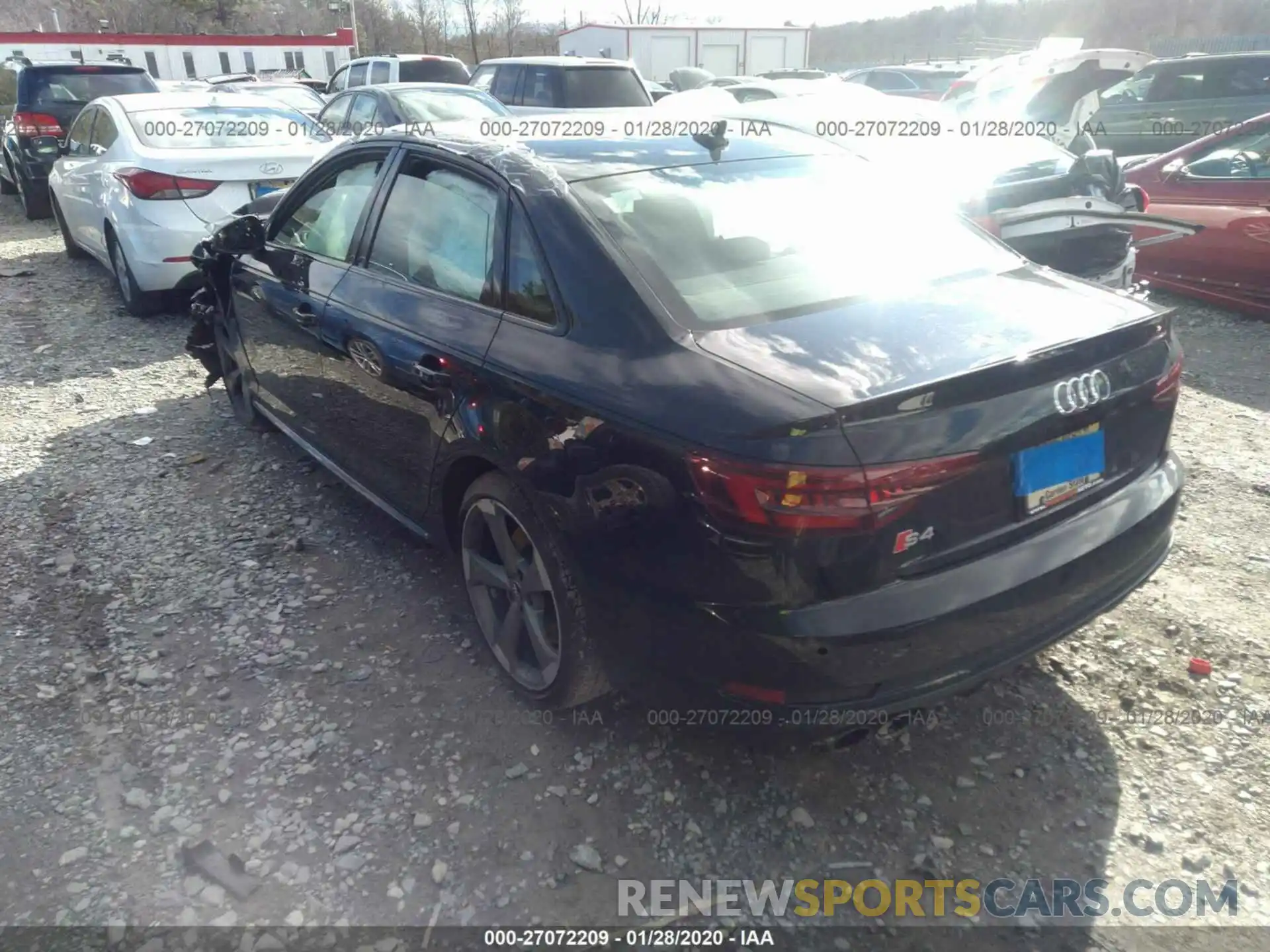 3 Фотография поврежденного автомобиля WAUB4AF48KA098864 AUDI S4 2019