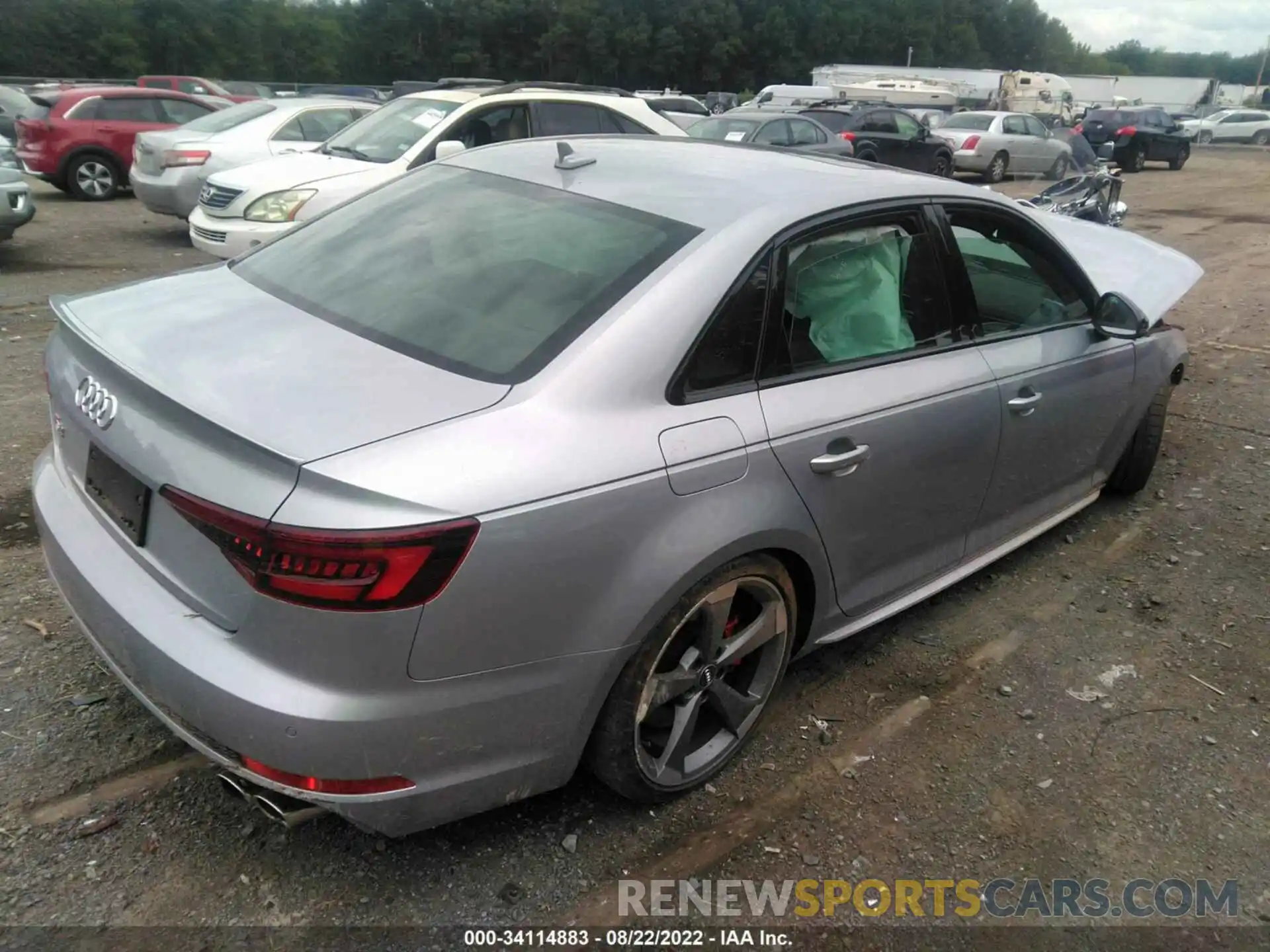 4 Photograph of a damaged car WAUB4AF4XKA110822 AUDI S4 2019