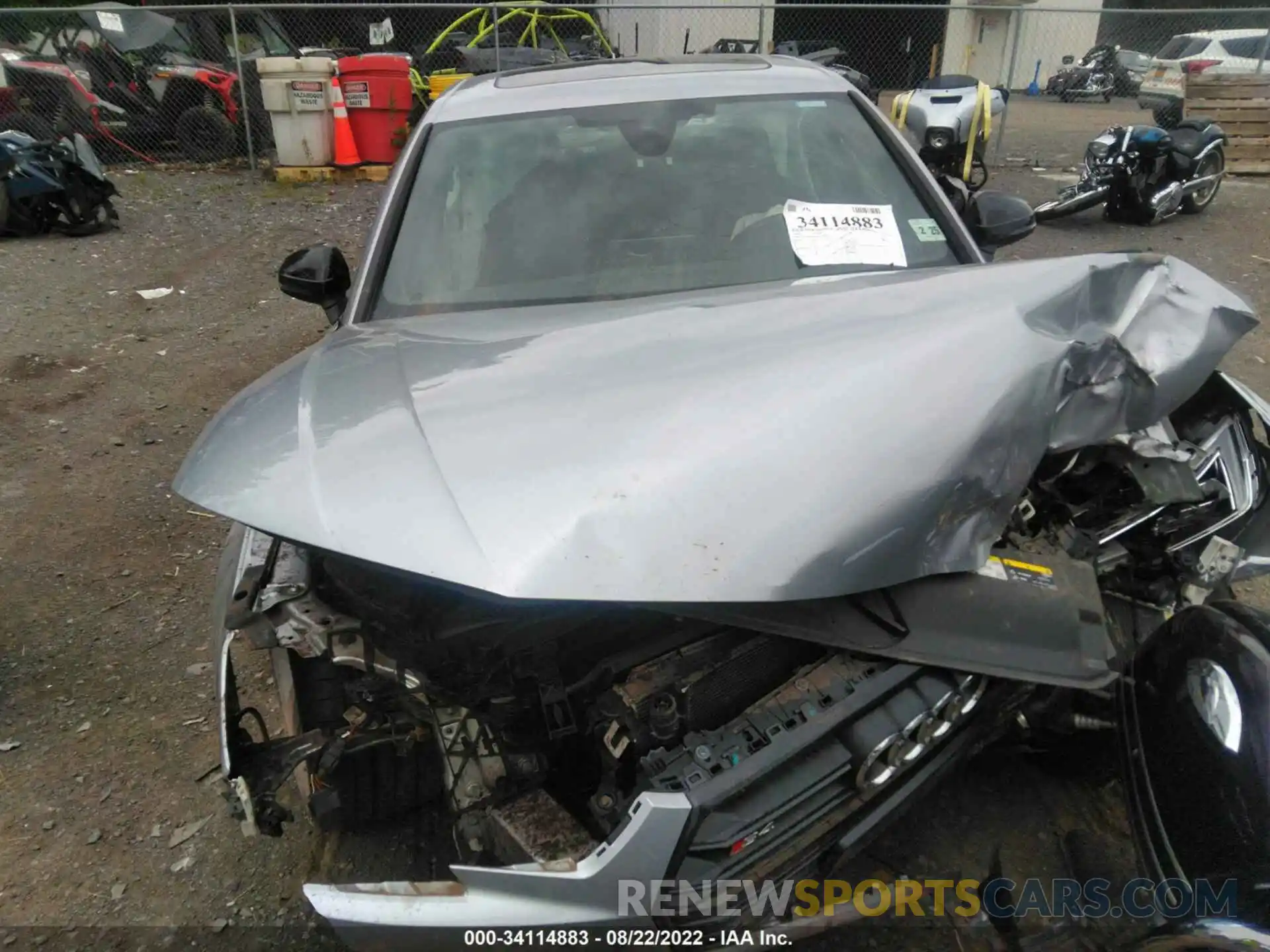 6 Photograph of a damaged car WAUB4AF4XKA110822 AUDI S4 2019