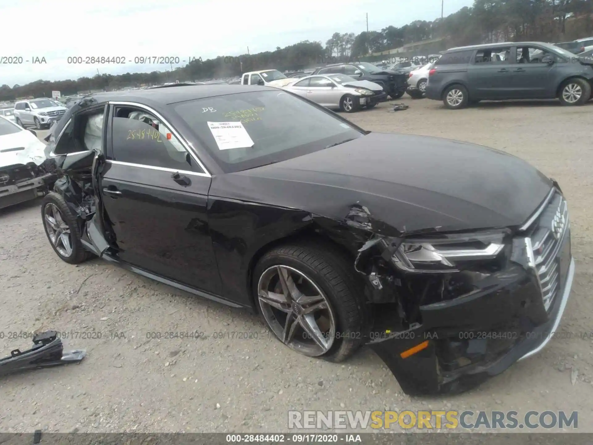 1 Photograph of a damaged car WAUB4AF4XKA115244 AUDI S4 2019