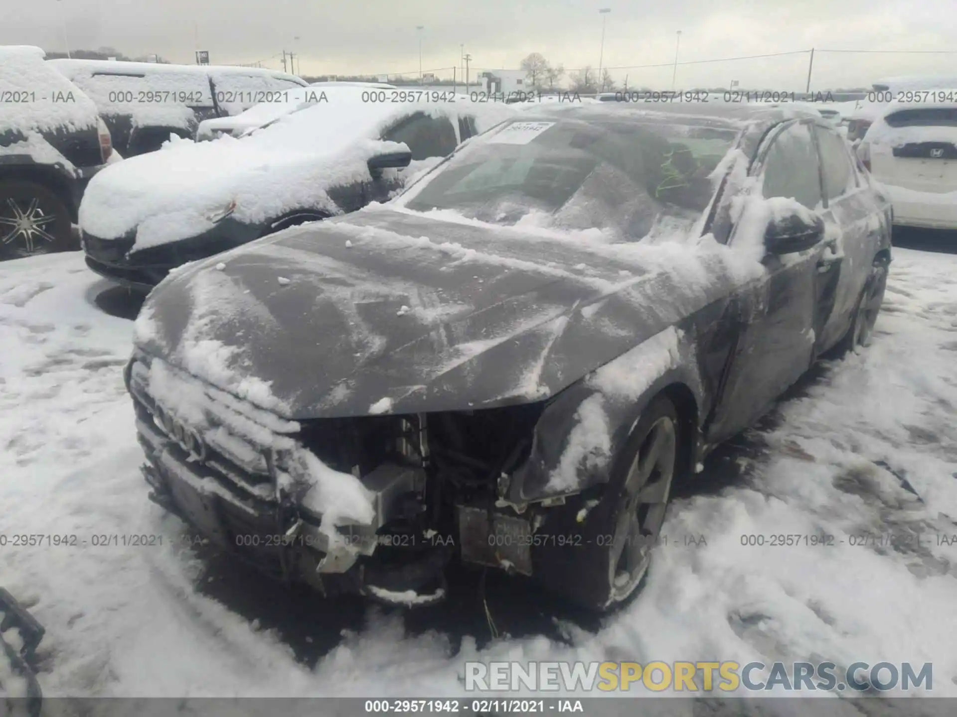 2 Photograph of a damaged car WAUC4AF41KA005669 AUDI S4 2019