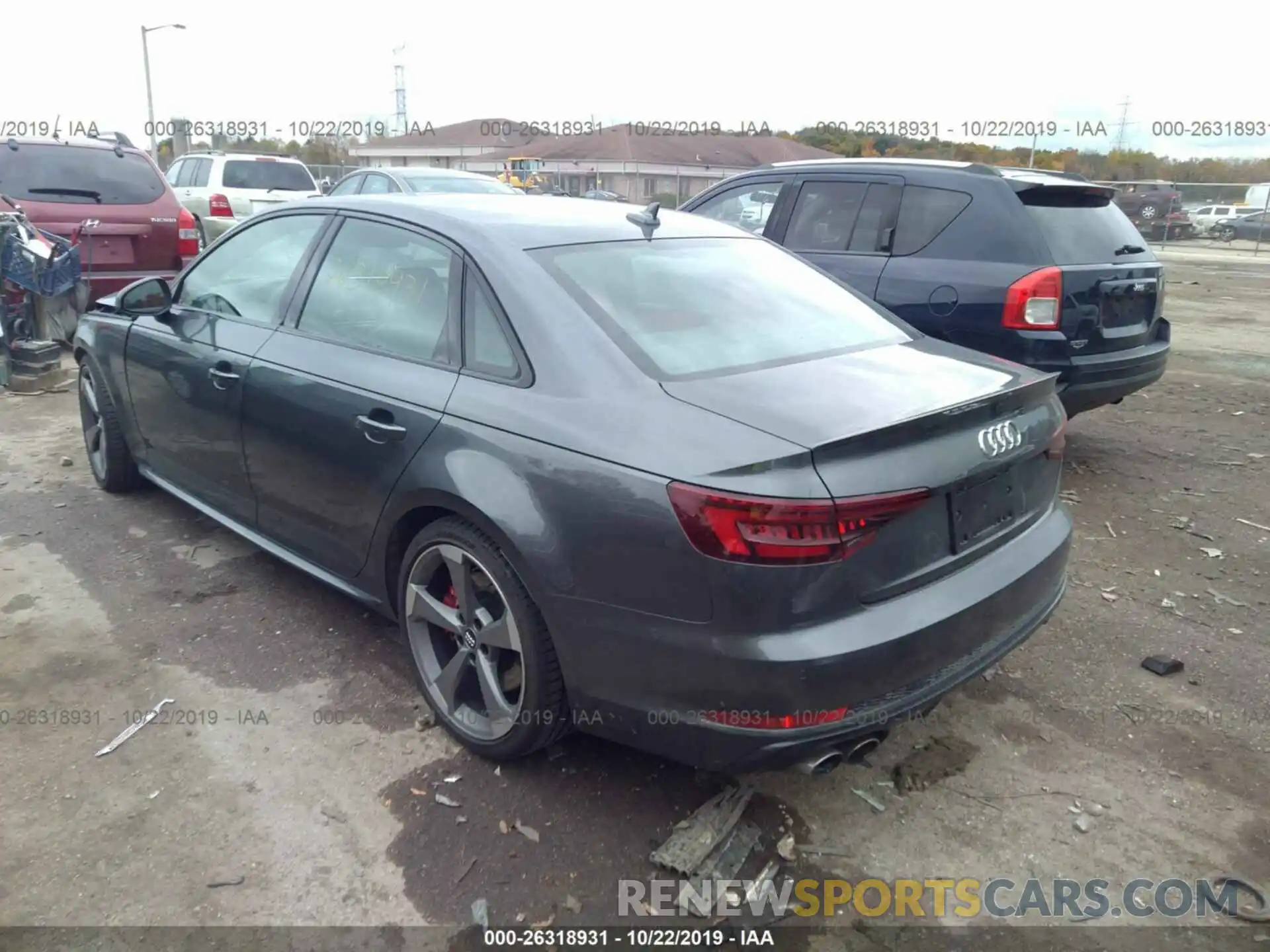 3 Фотография поврежденного автомобиля WAUC4AF44KA006220 AUDI S4 2019