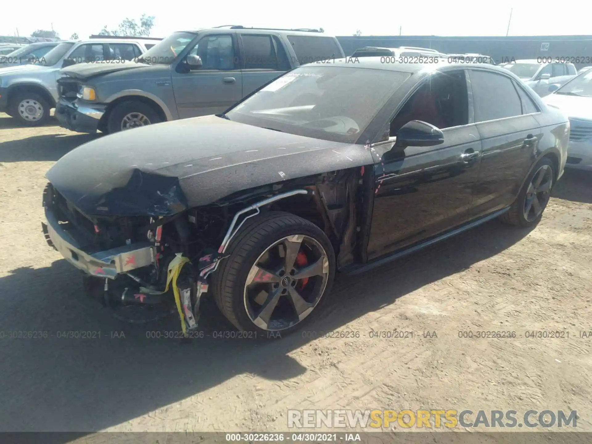 2 Photograph of a damaged car WAUC4AF44KA045566 AUDI S4 2019