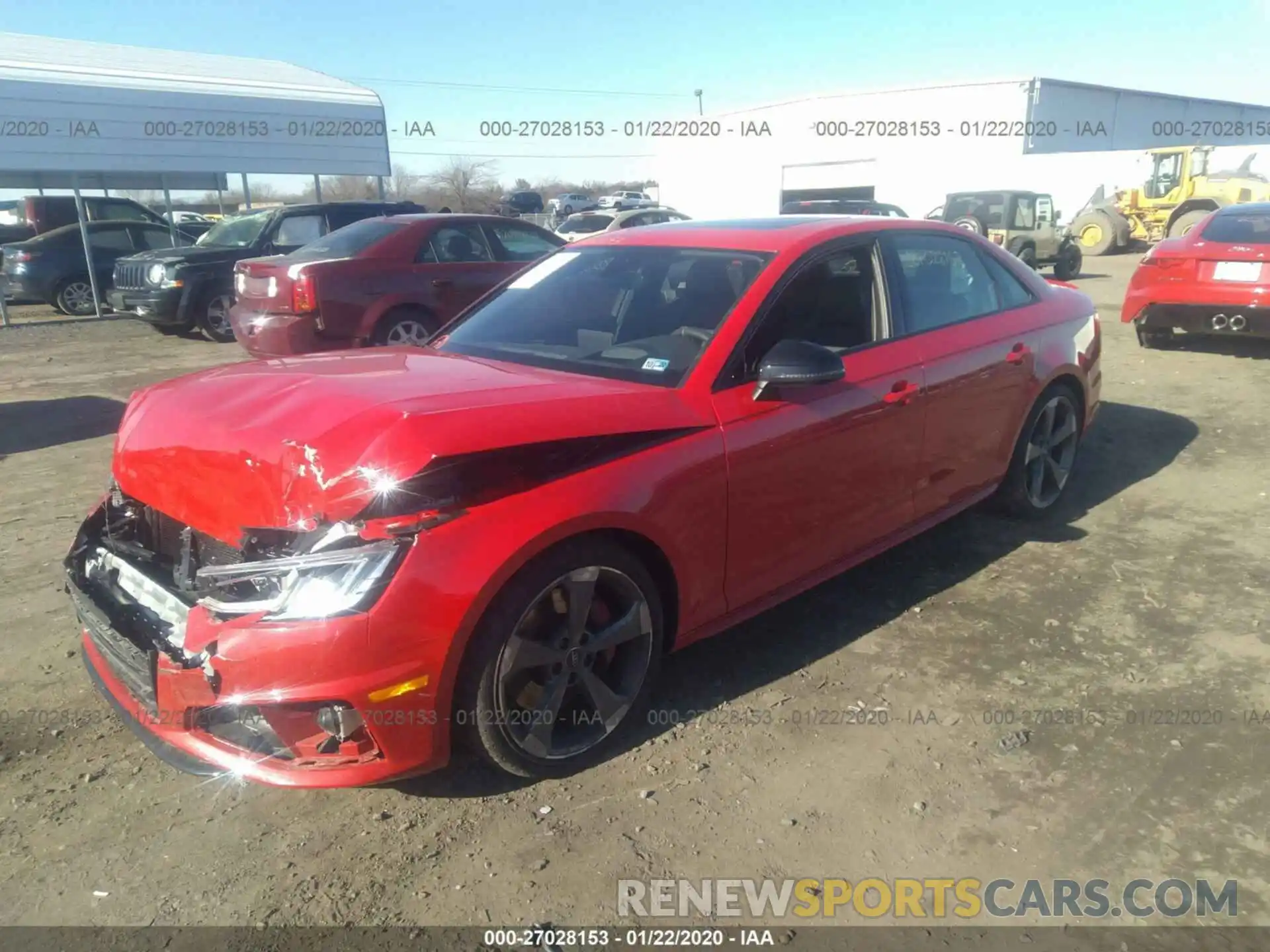 2 Photograph of a damaged car WAUC4AF46KA054365 AUDI S4 2019