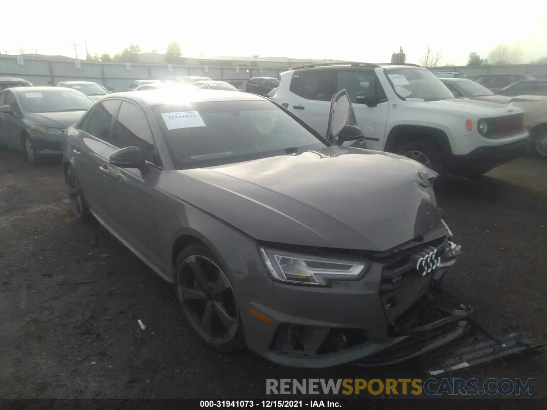 1 Photograph of a damaged car WAUC4AF49KA065747 AUDI S4 2019