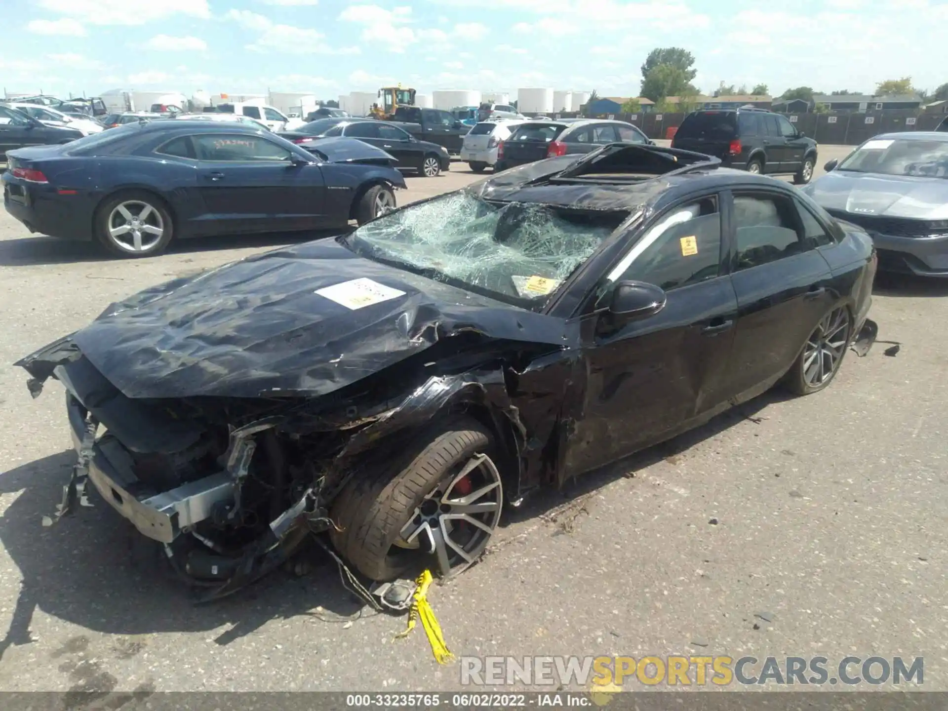 2 Photograph of a damaged car WAUB4AF40LA055959 AUDI S4 2020