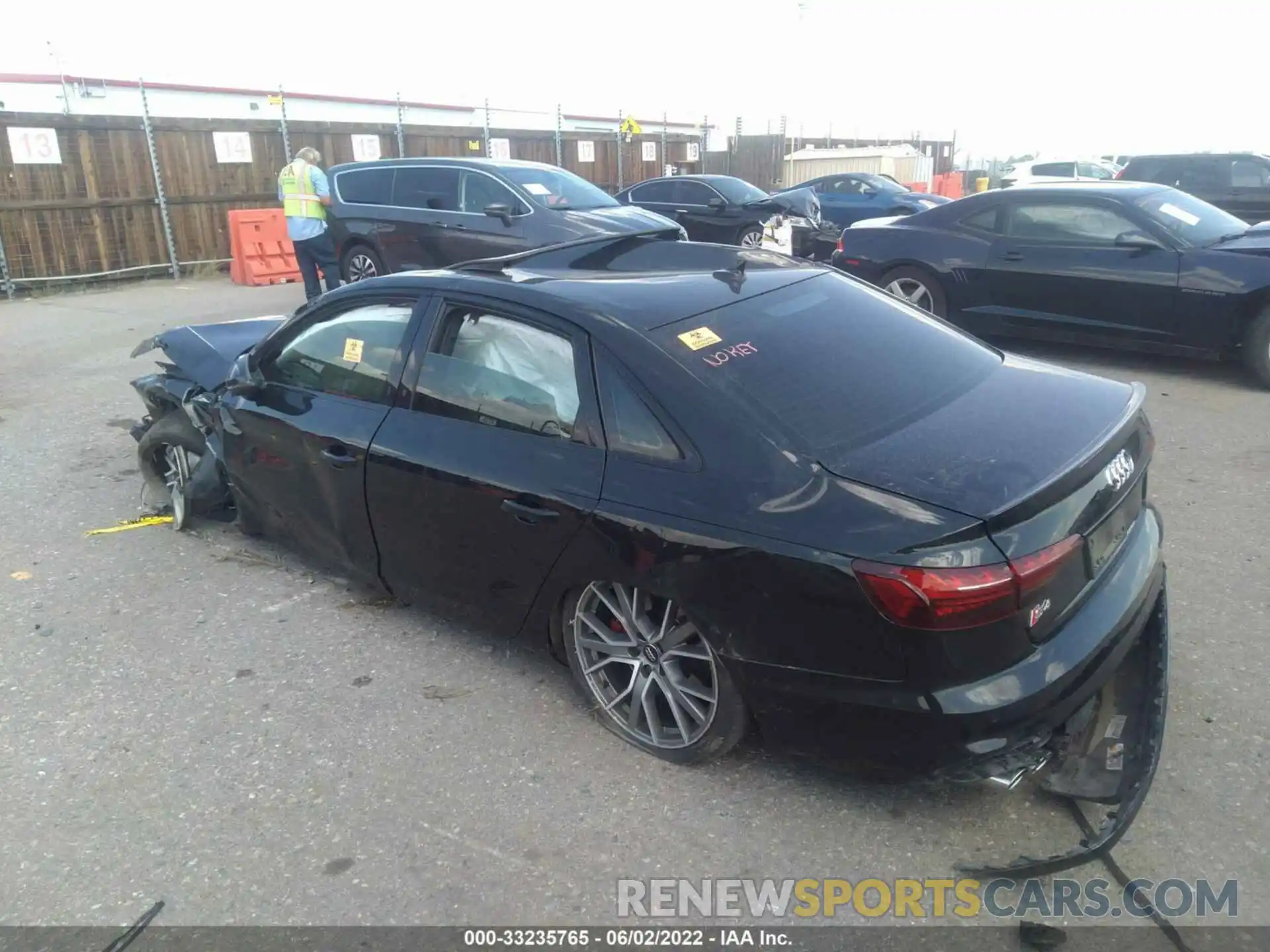 3 Photograph of a damaged car WAUB4AF40LA055959 AUDI S4 2020