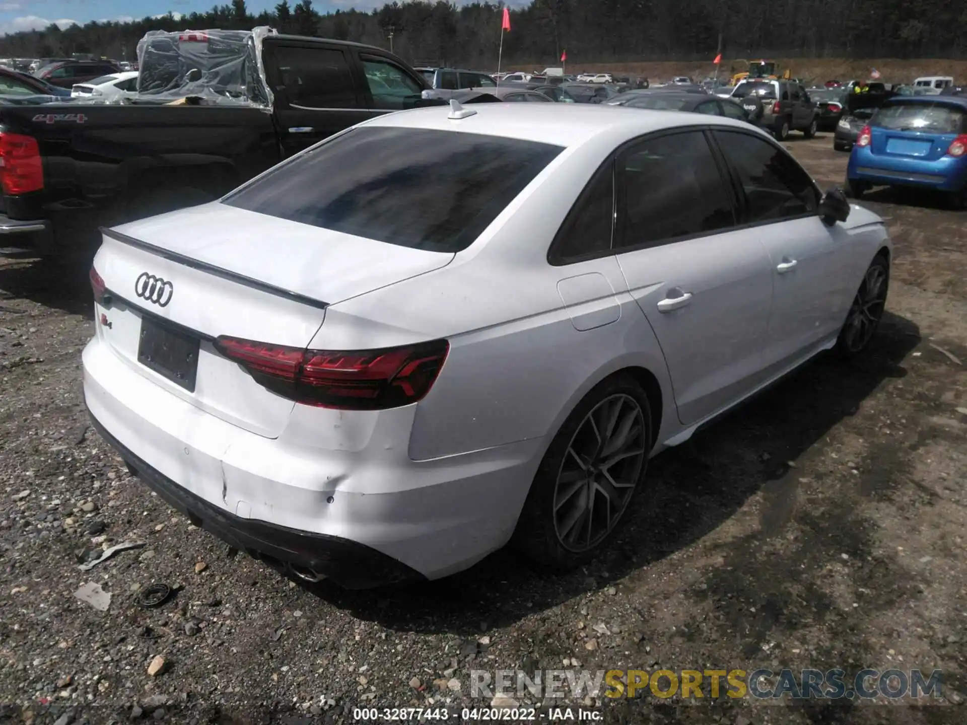 4 Фотография поврежденного автомобиля WAUB4AF40LA057064 AUDI S4 2020