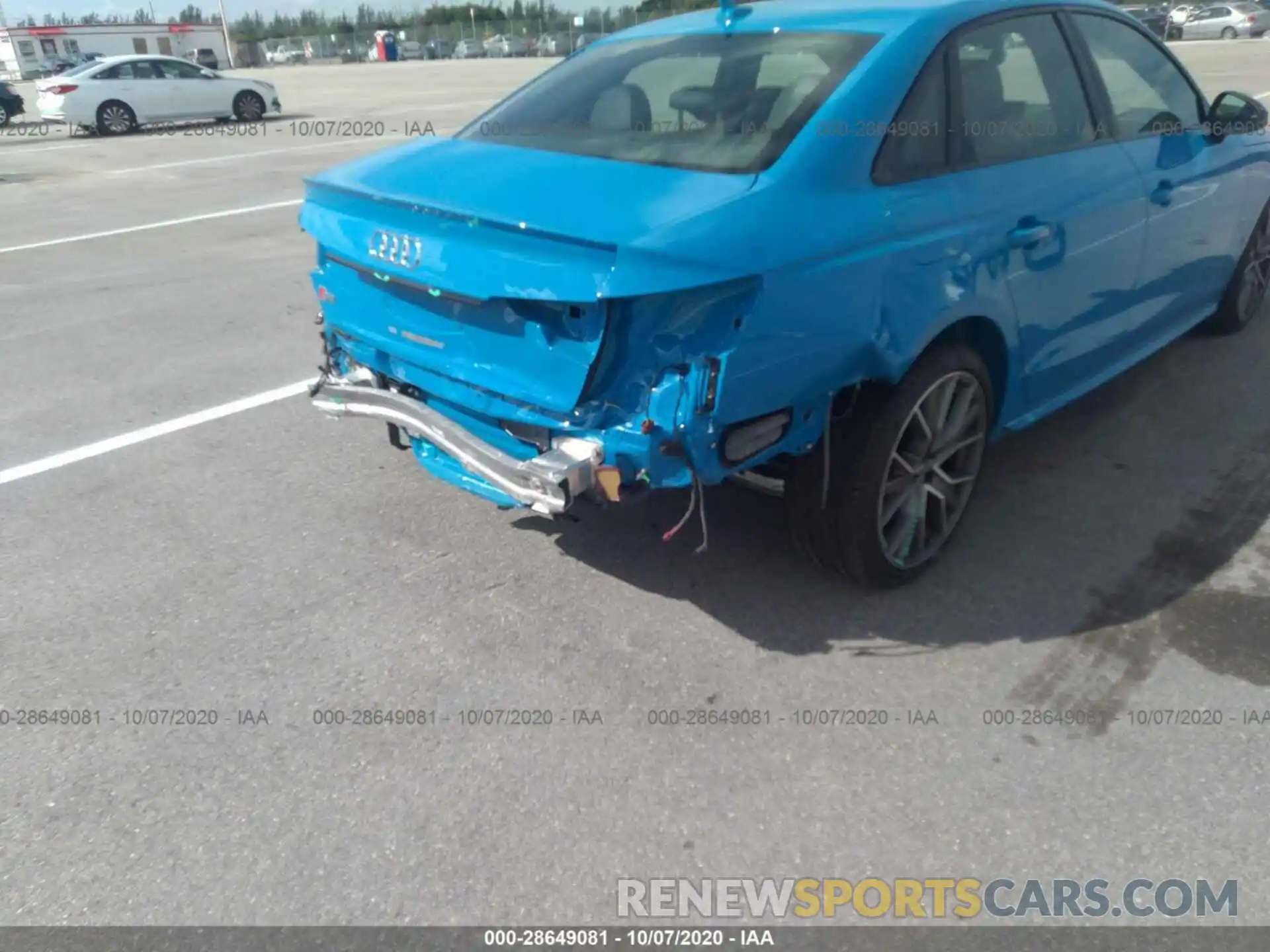 6 Photograph of a damaged car WAUB4AF42LA048902 AUDI S4 2020