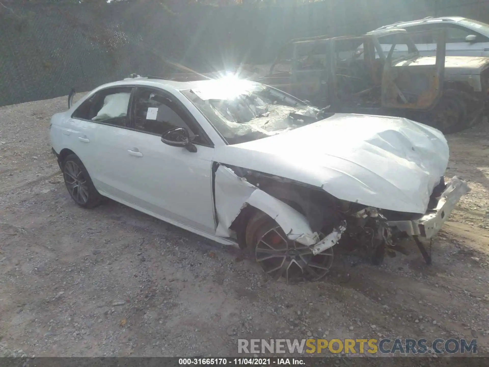 1 Photograph of a damaged car WAUB4AF43LA062517 AUDI S4 2020