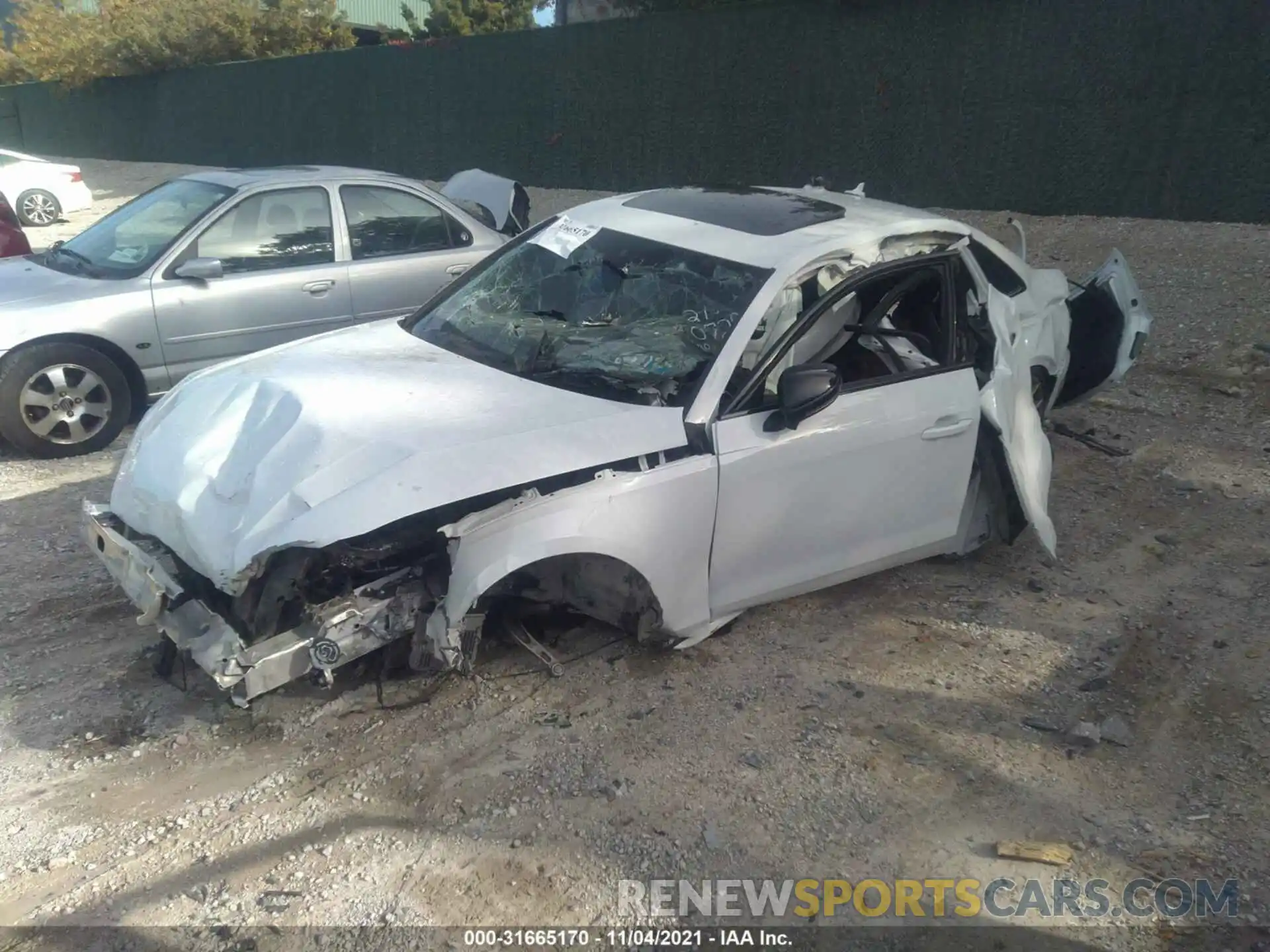 2 Photograph of a damaged car WAUB4AF43LA062517 AUDI S4 2020