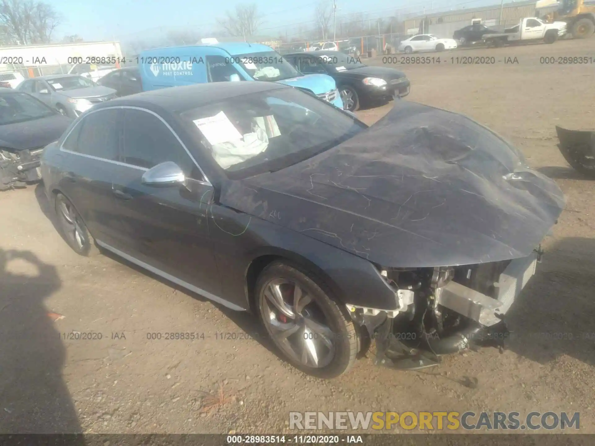 1 Photograph of a damaged car WAUB4AF49LA041204 AUDI S4 2020