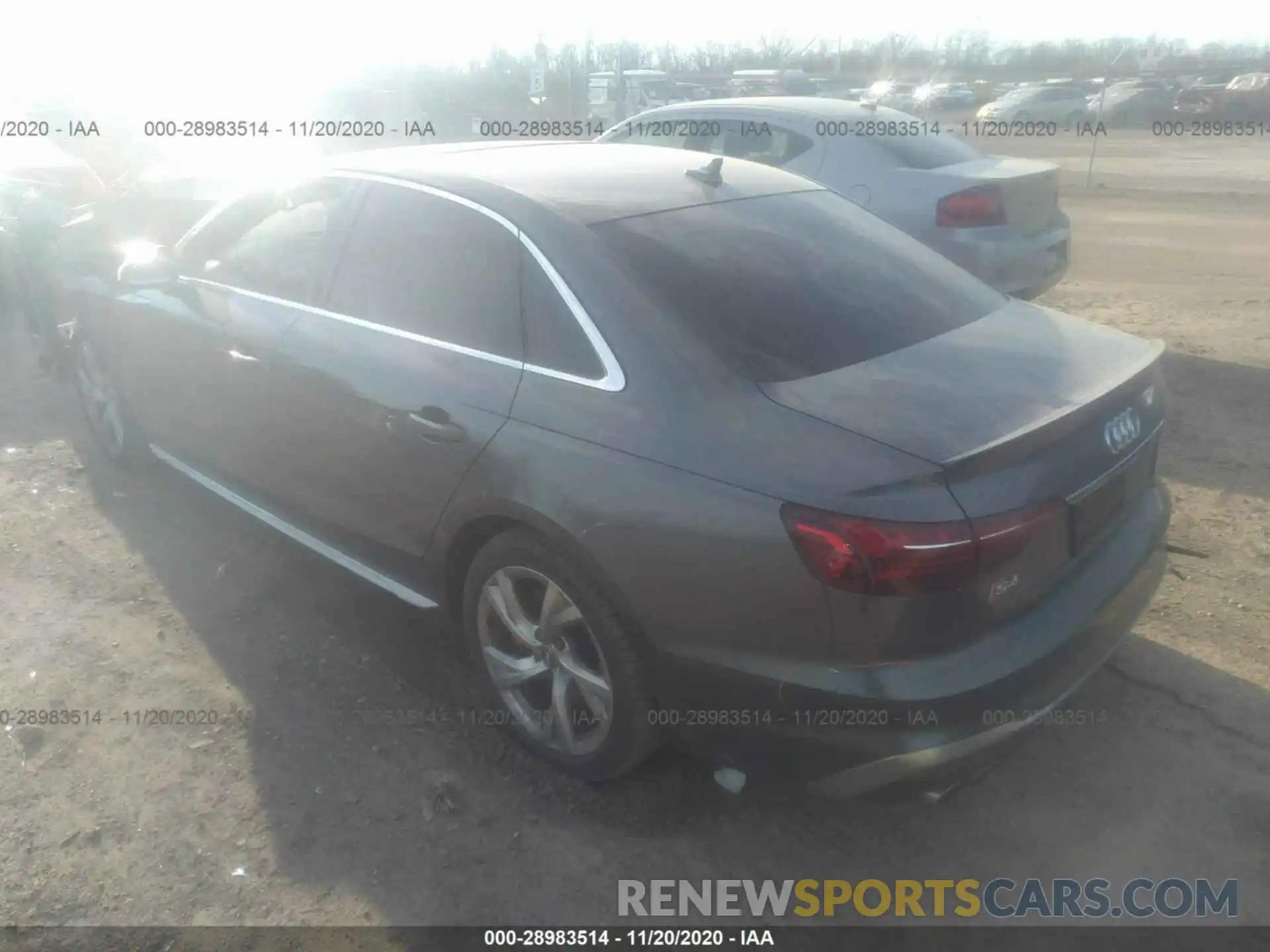 3 Photograph of a damaged car WAUB4AF49LA041204 AUDI S4 2020