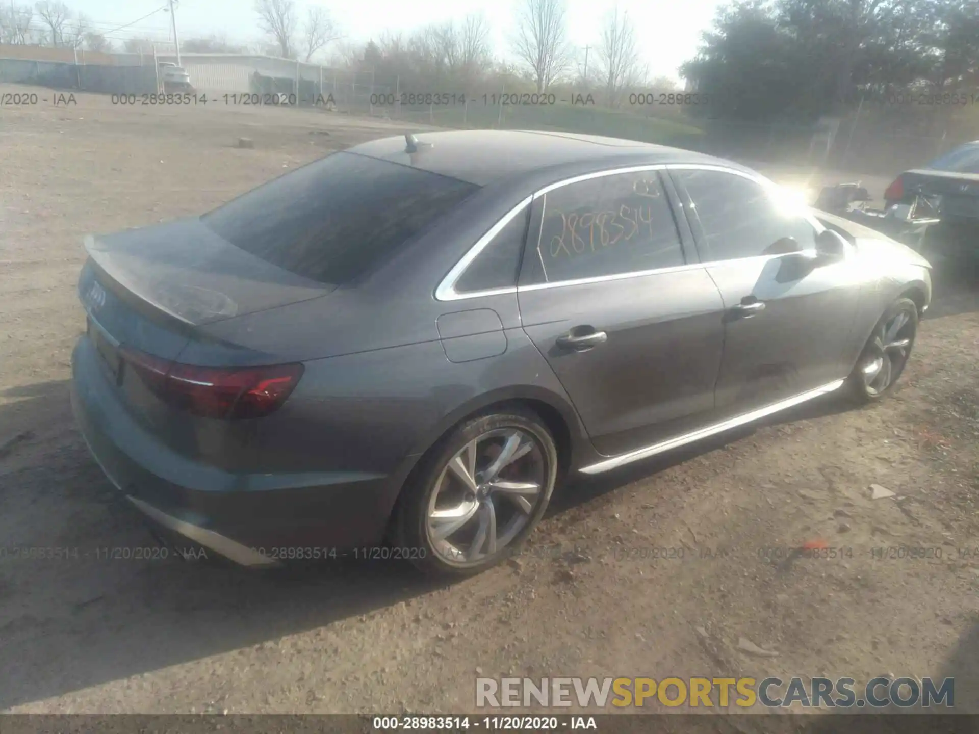 4 Photograph of a damaged car WAUB4AF49LA041204 AUDI S4 2020