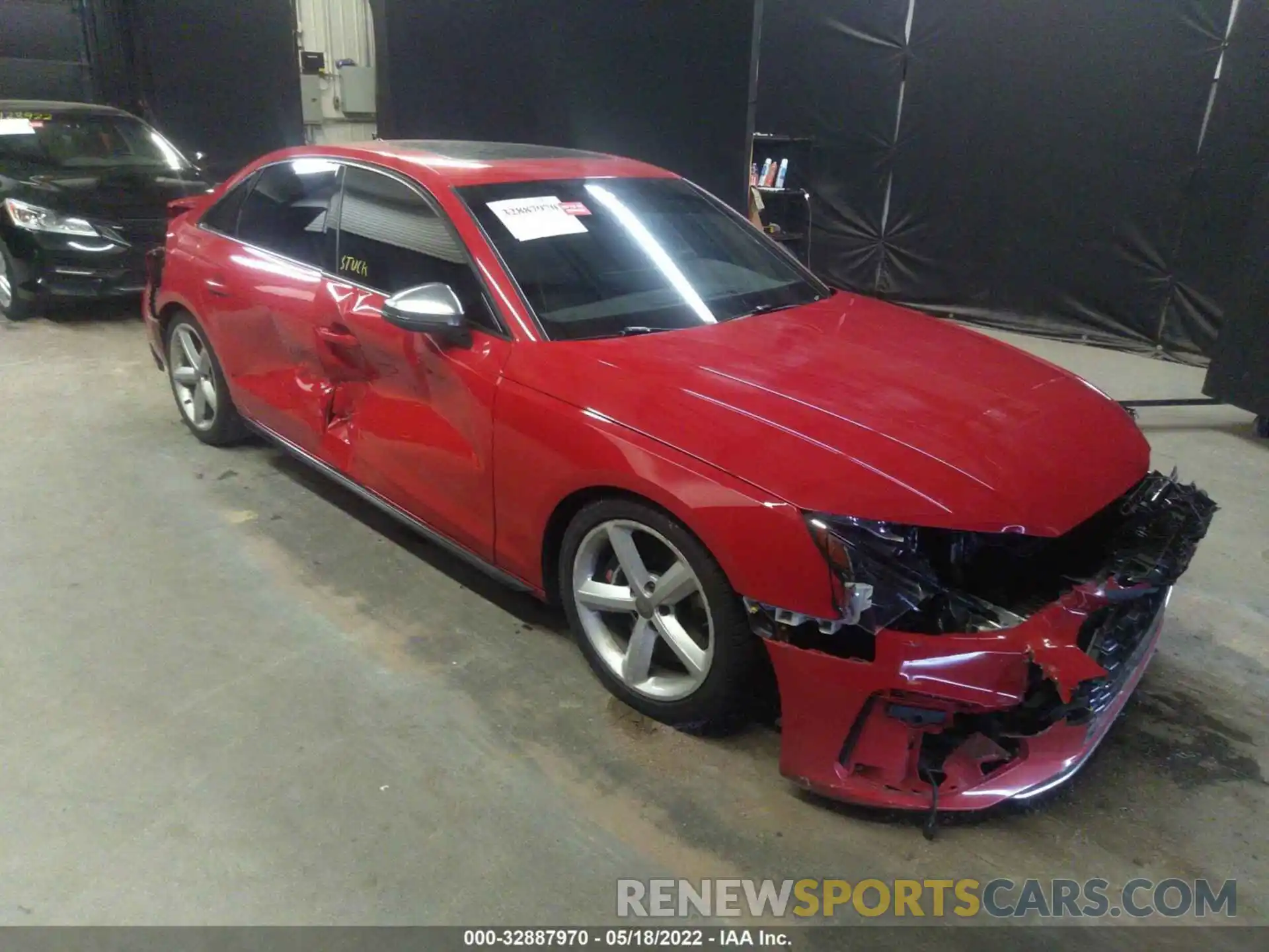 1 Photograph of a damaged car WAUB4AF41MA086767 AUDI S4 2021