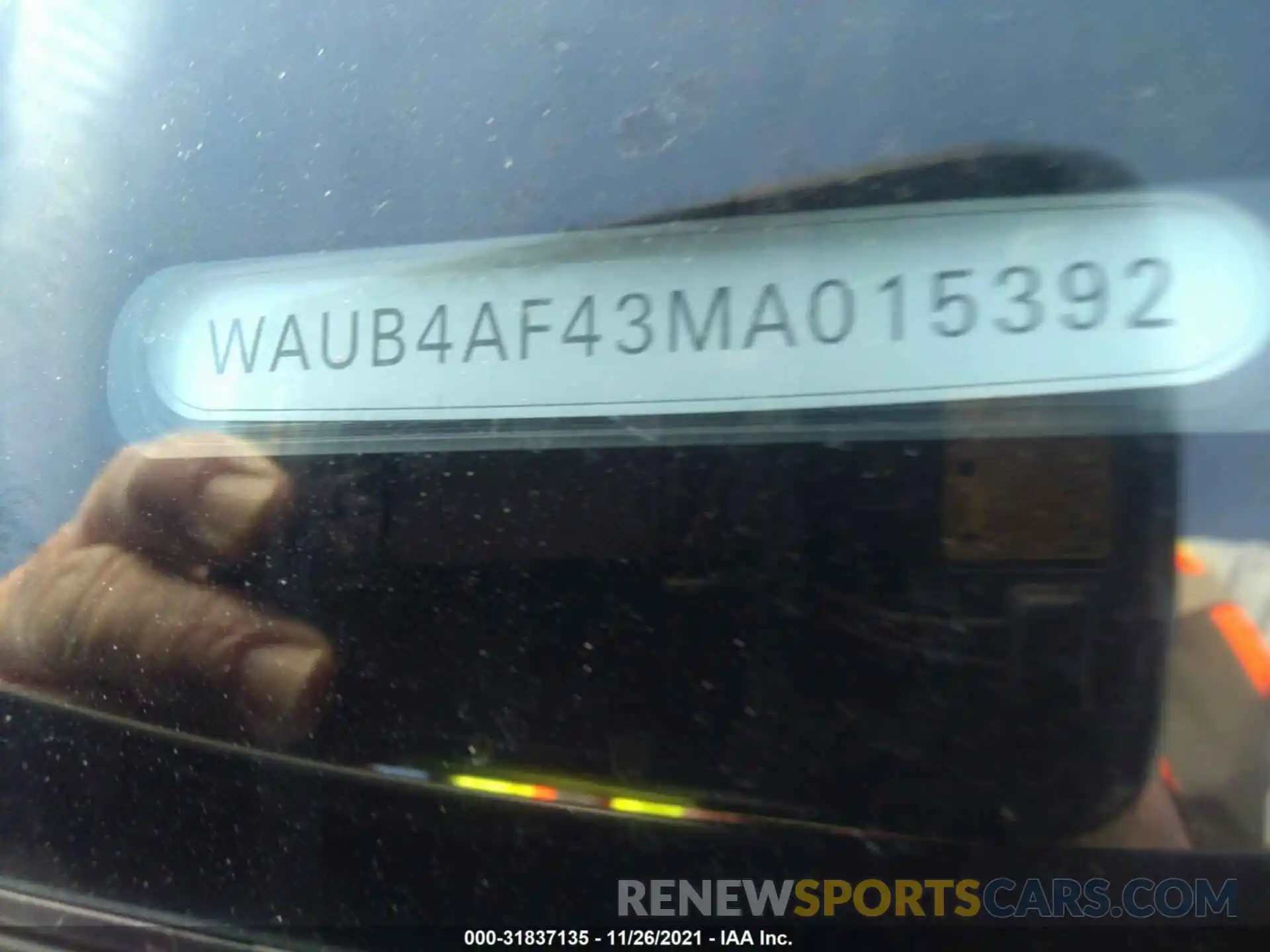 9 Фотография поврежденного автомобиля WAUB4AF43MA015392 AUDI S4 2021