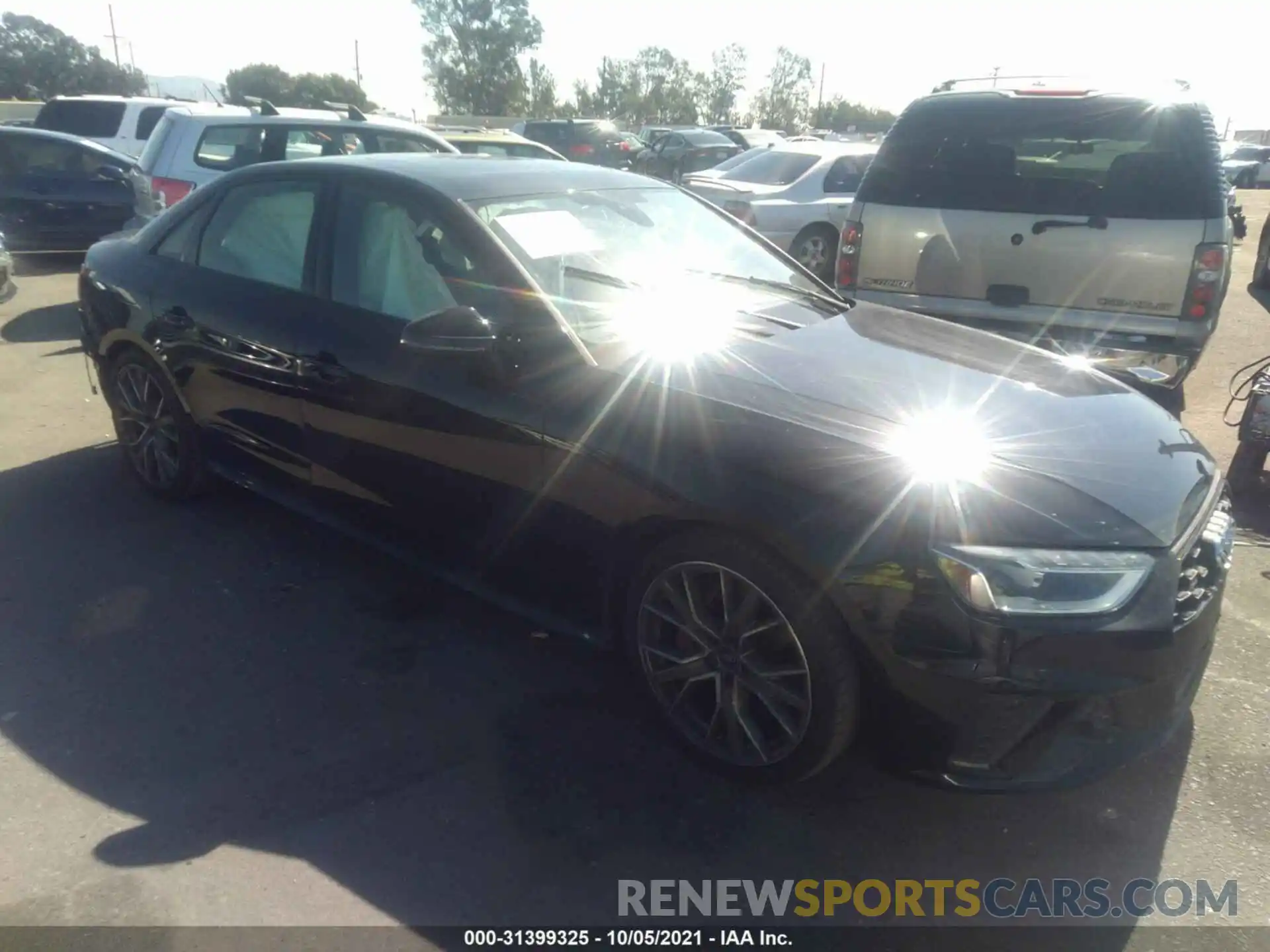 1 Photograph of a damaged car WAUB4AF46MA035099 AUDI S4 2021