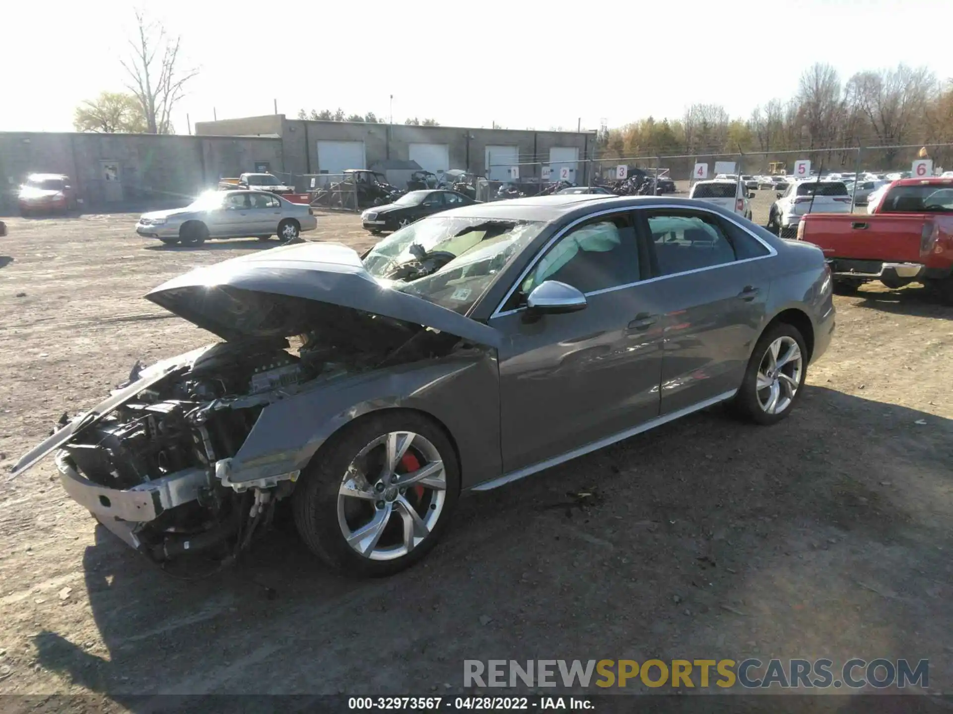 2 Photograph of a damaged car WAUB4AF48MA026369 AUDI S4 2021