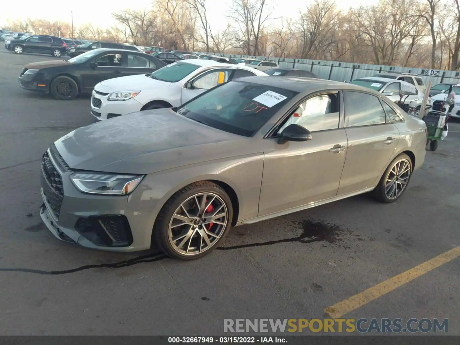 2 Photograph of a damaged car WAUB4AF49MA067688 AUDI S4 2021