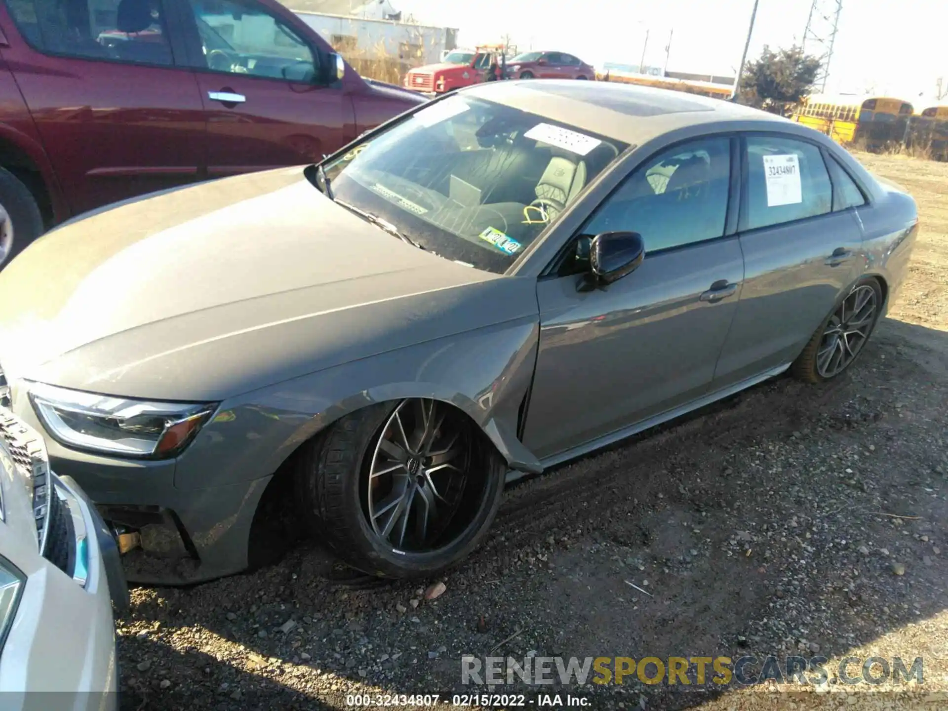 2 Photograph of a damaged car WAUB4AF4XMA021609 AUDI S4 2021