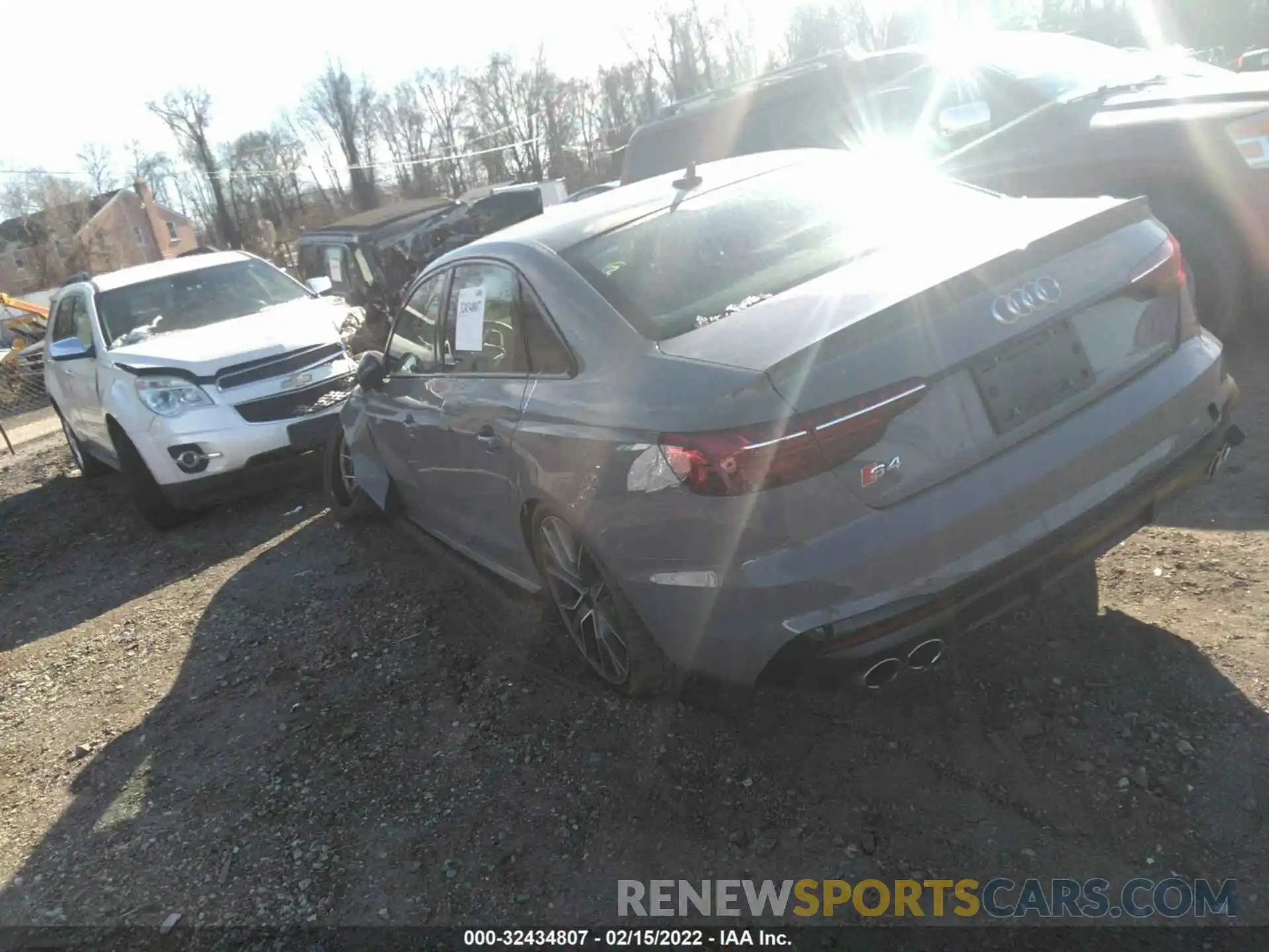 3 Photograph of a damaged car WAUB4AF4XMA021609 AUDI S4 2021