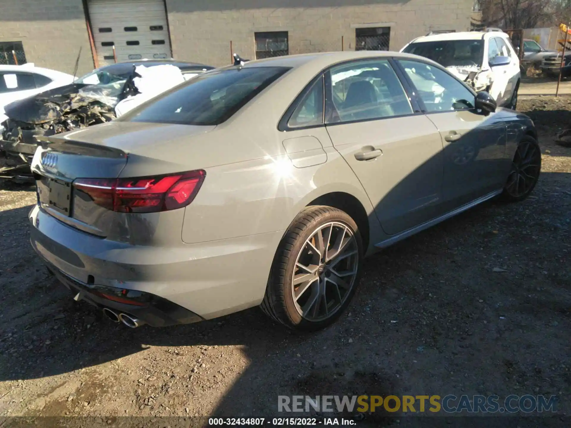 4 Photograph of a damaged car WAUB4AF4XMA021609 AUDI S4 2021